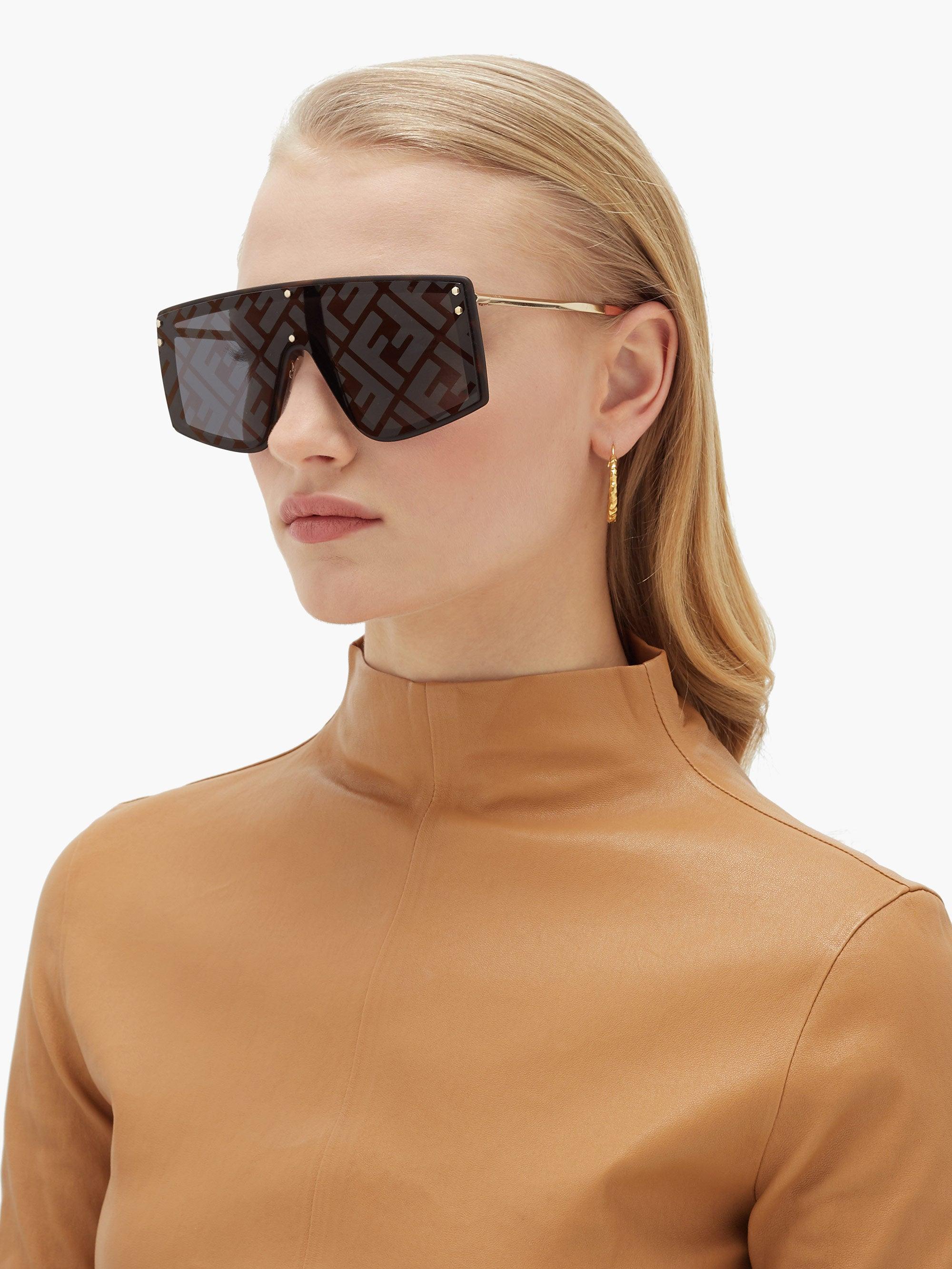 fendi monogram sunglasses