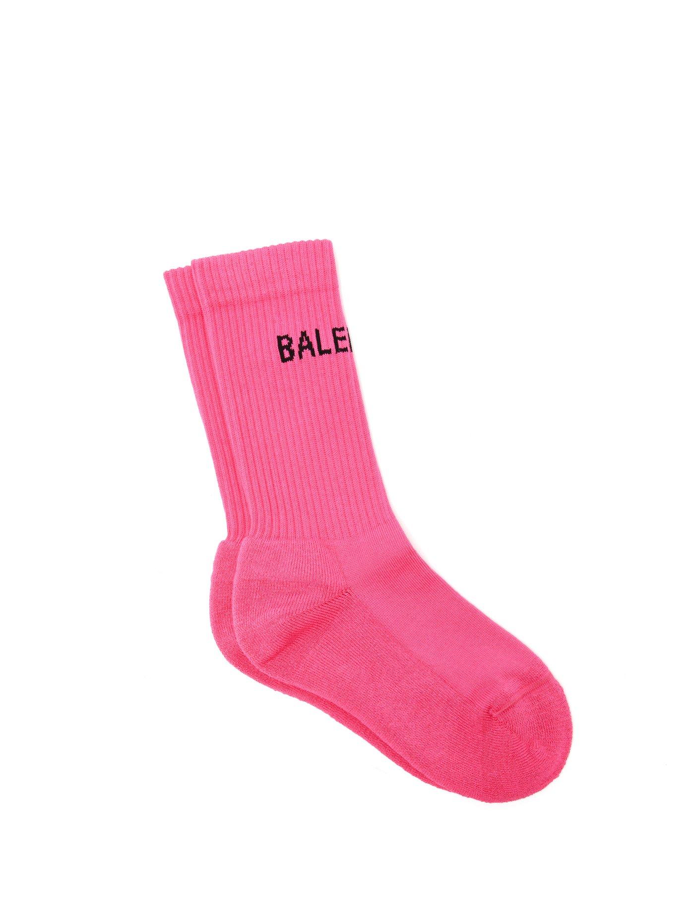 balenciaga socks pink