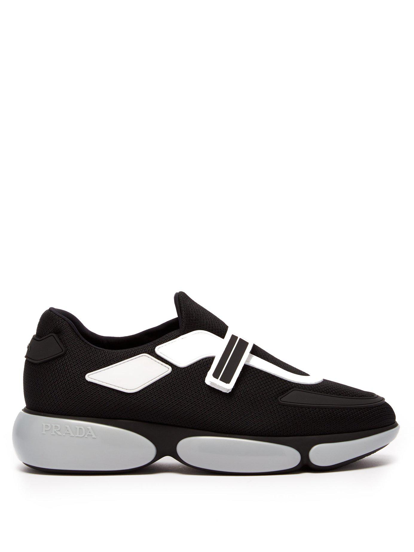 prada black trainers