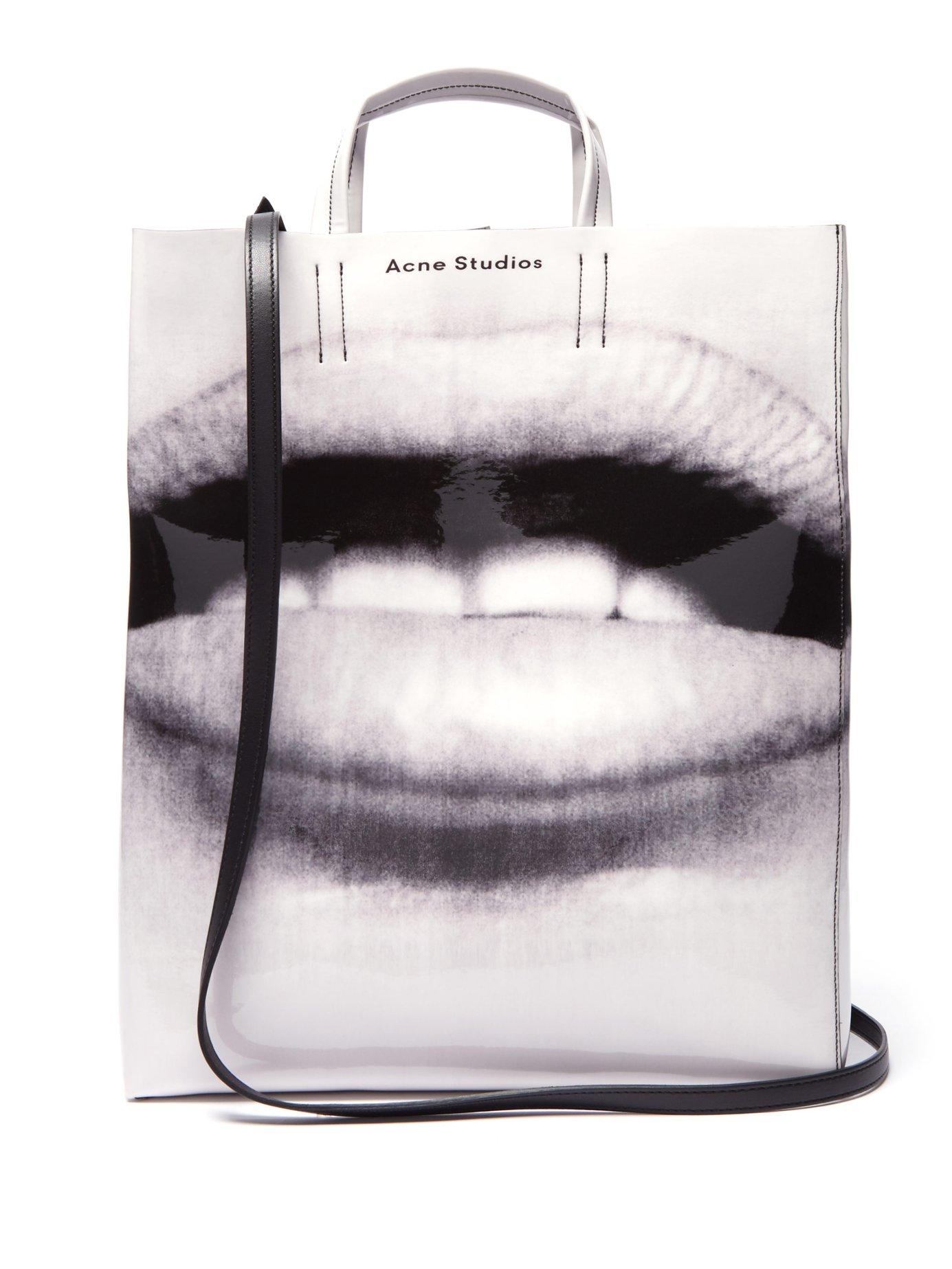 acne studios pvc tote