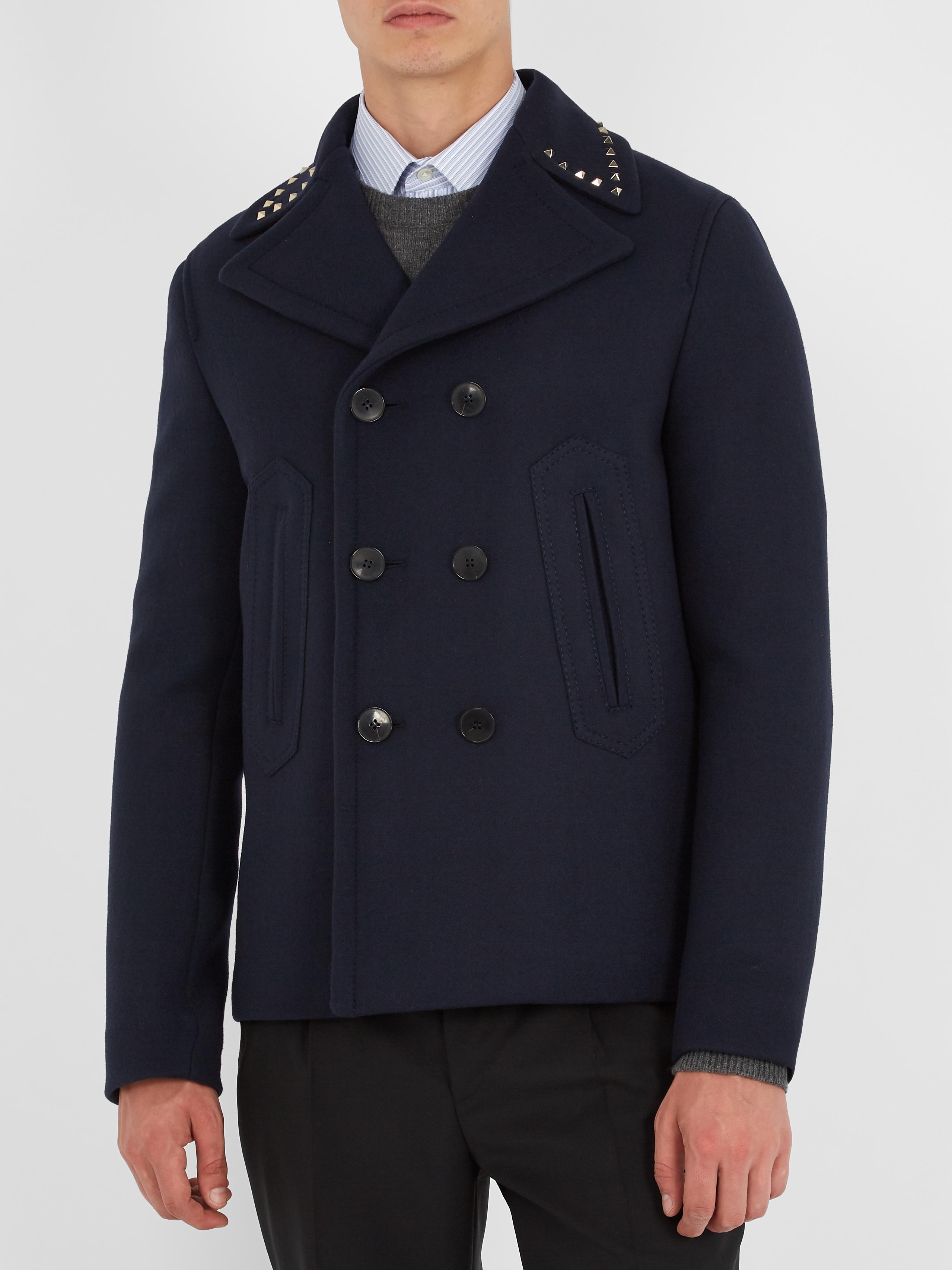 valentino peacoat