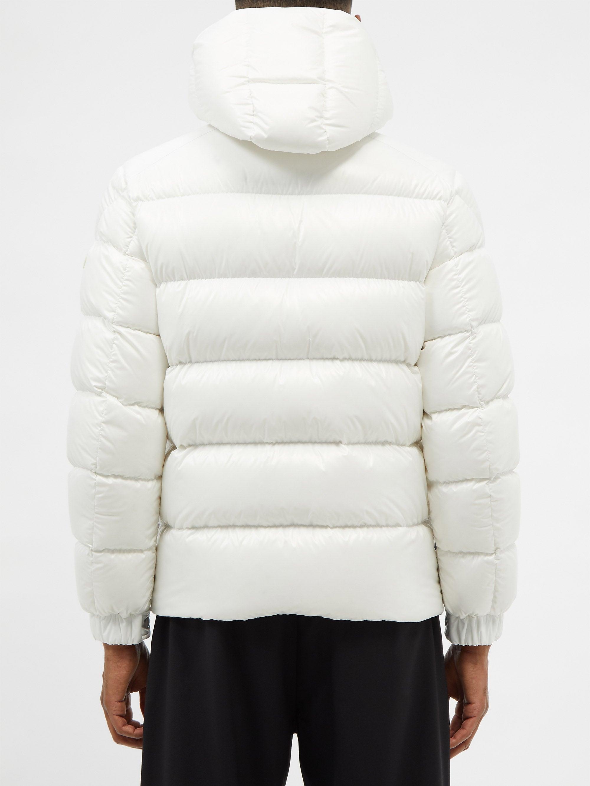 Moncler Haine Mountain-print Quilted-down Jacket in White Black (White) for  Men - Lyst