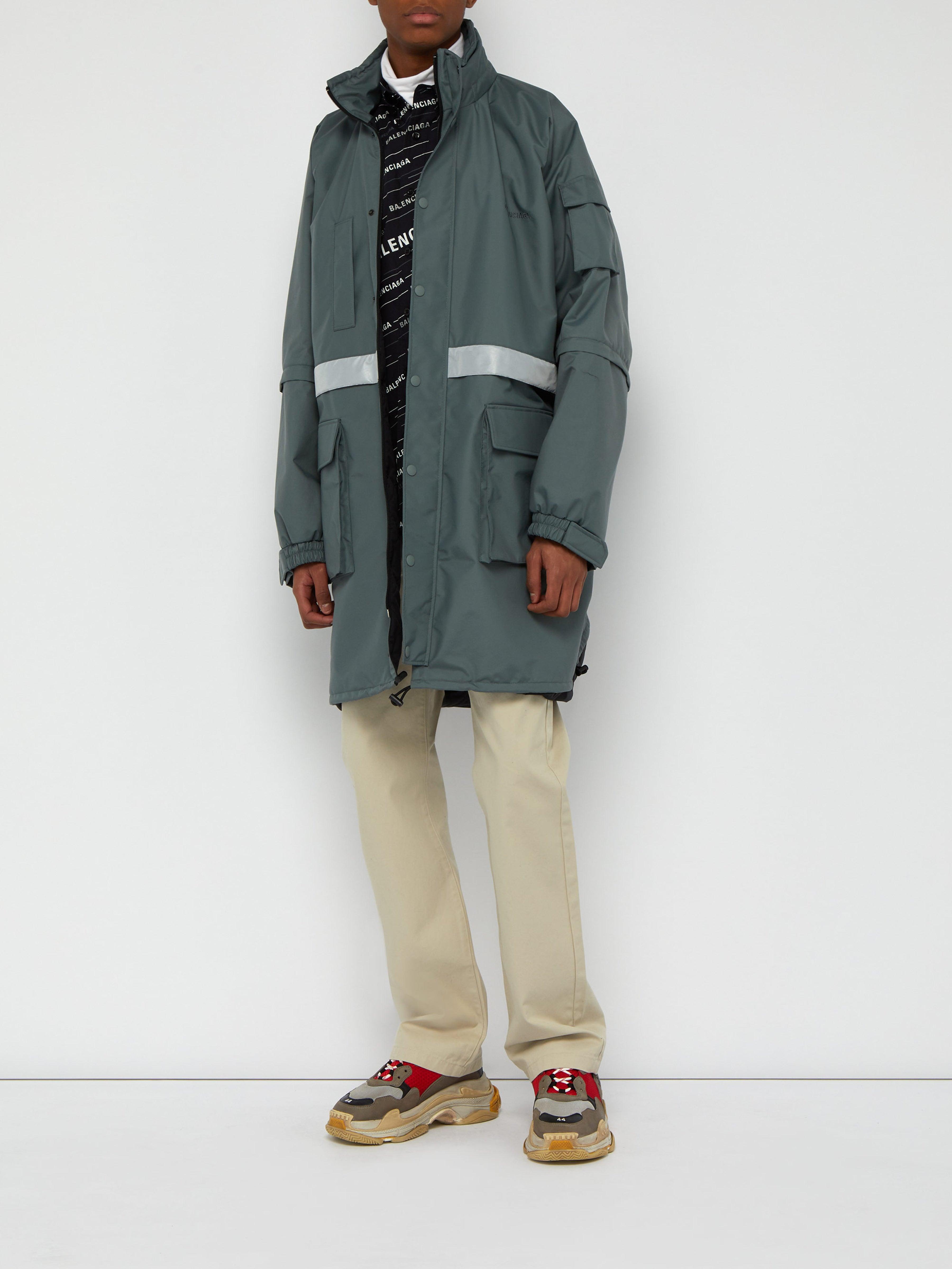 balenciaga reflective puffer jacket