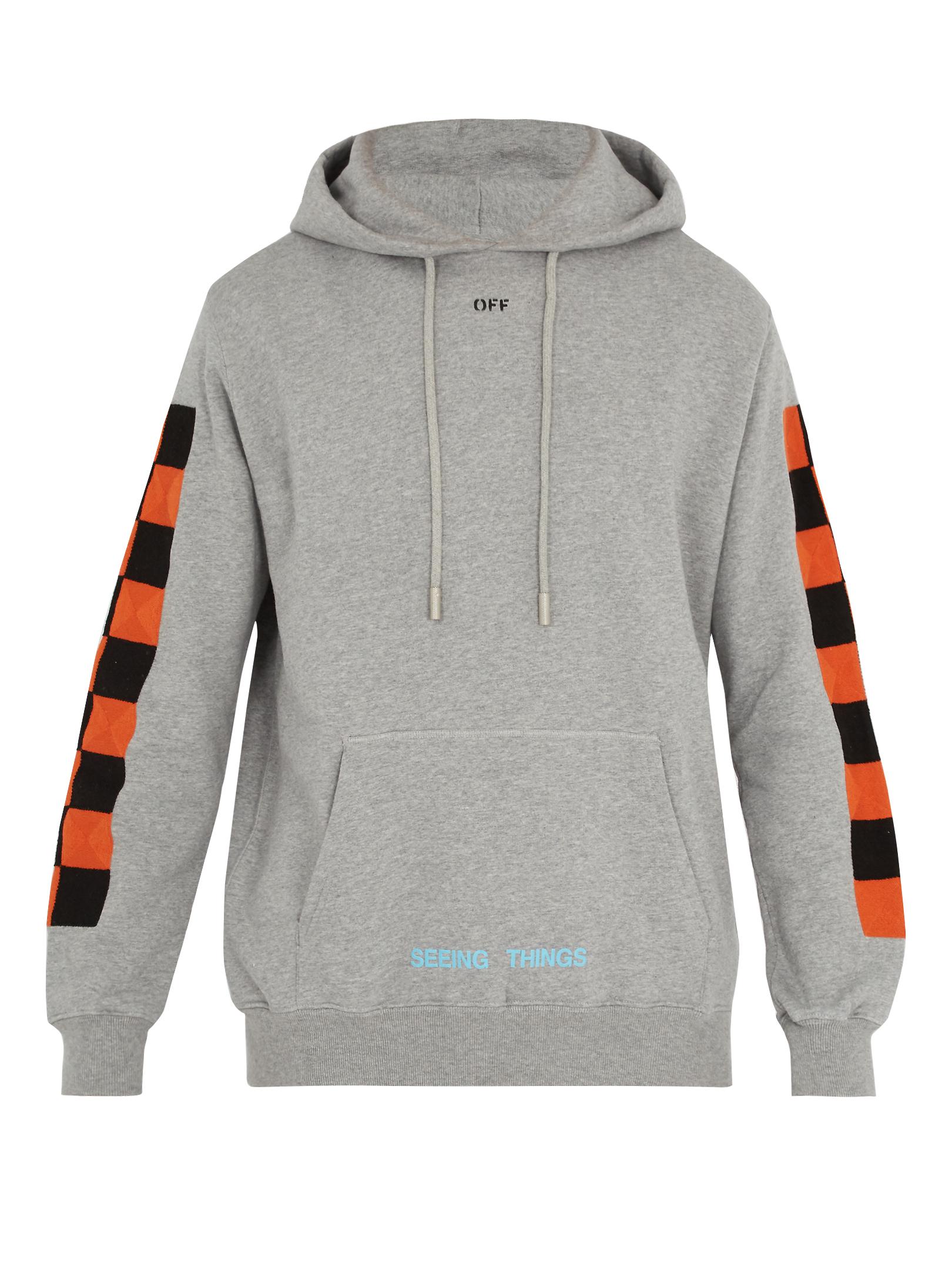 Off-White, Tops, Off White Virgil Abloh Graffiti Style Hoodie