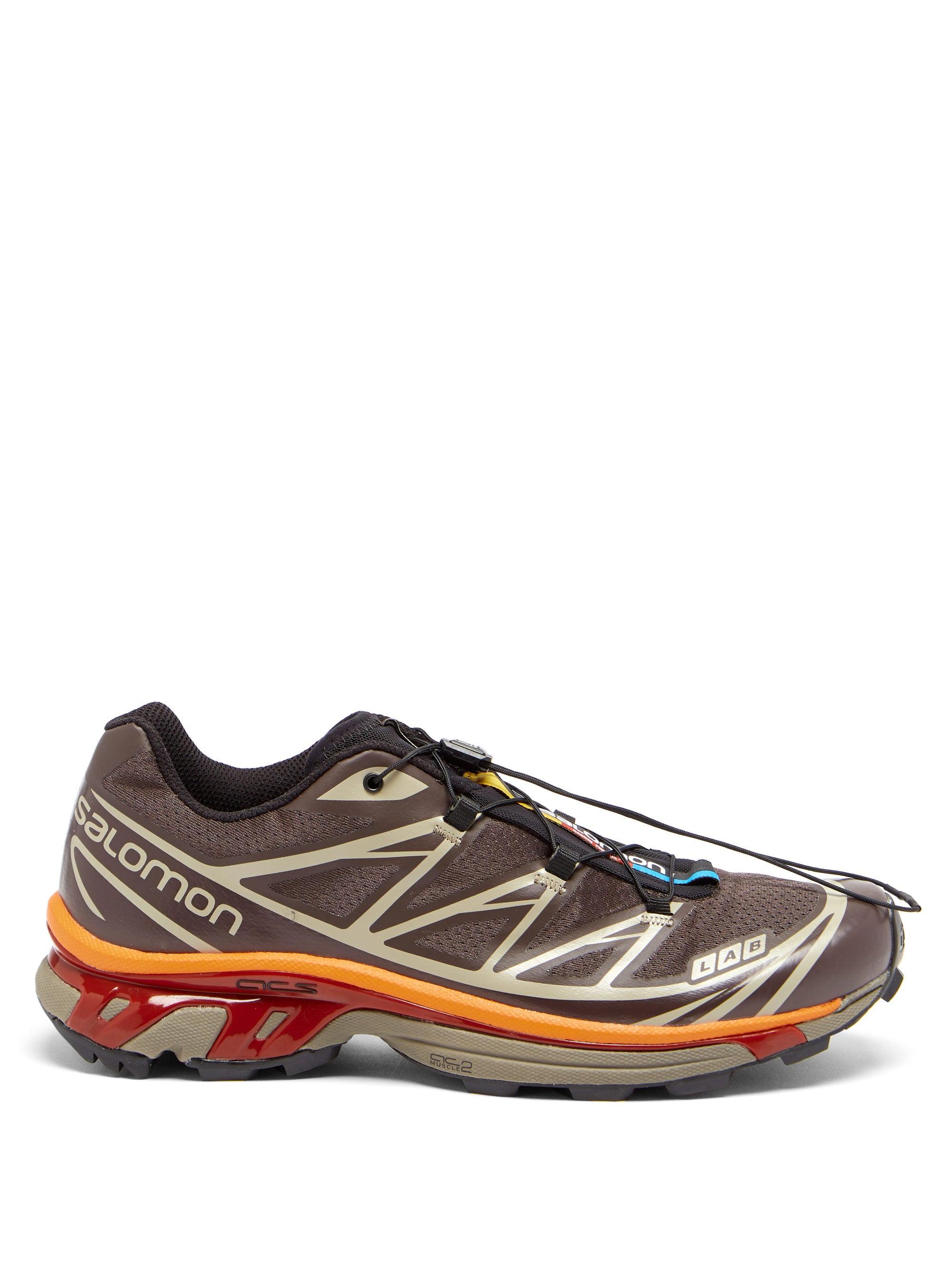 Salomon Xt-6 Advanced Trail Running Trainers in Brown for Men | Lyst