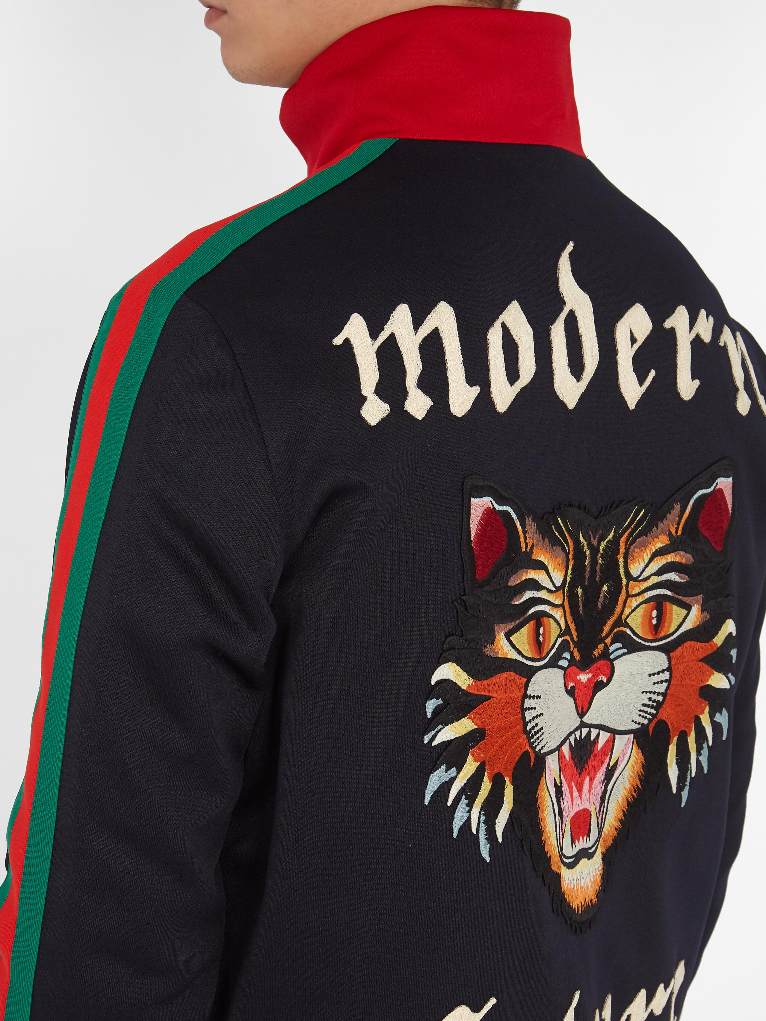 gucci angry cat jacket