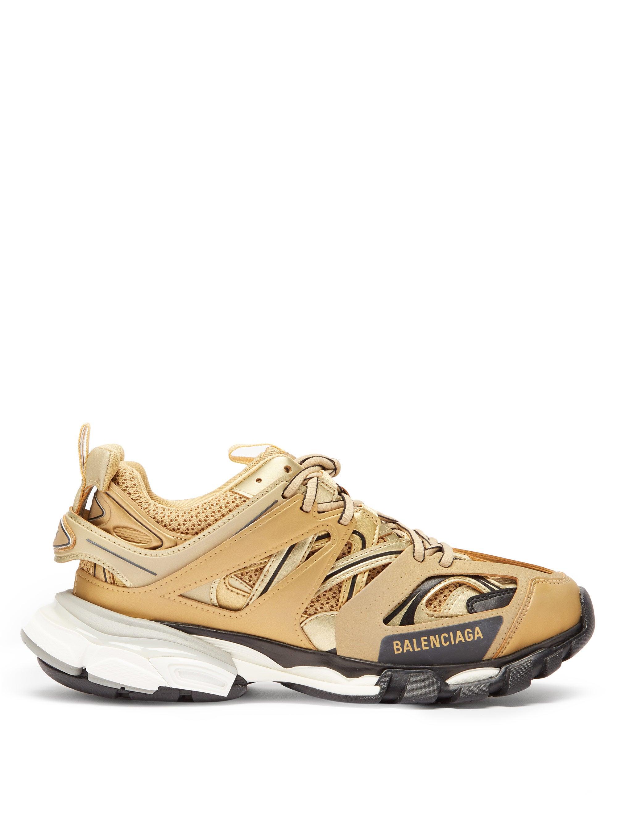 balenciaga sneakers gold