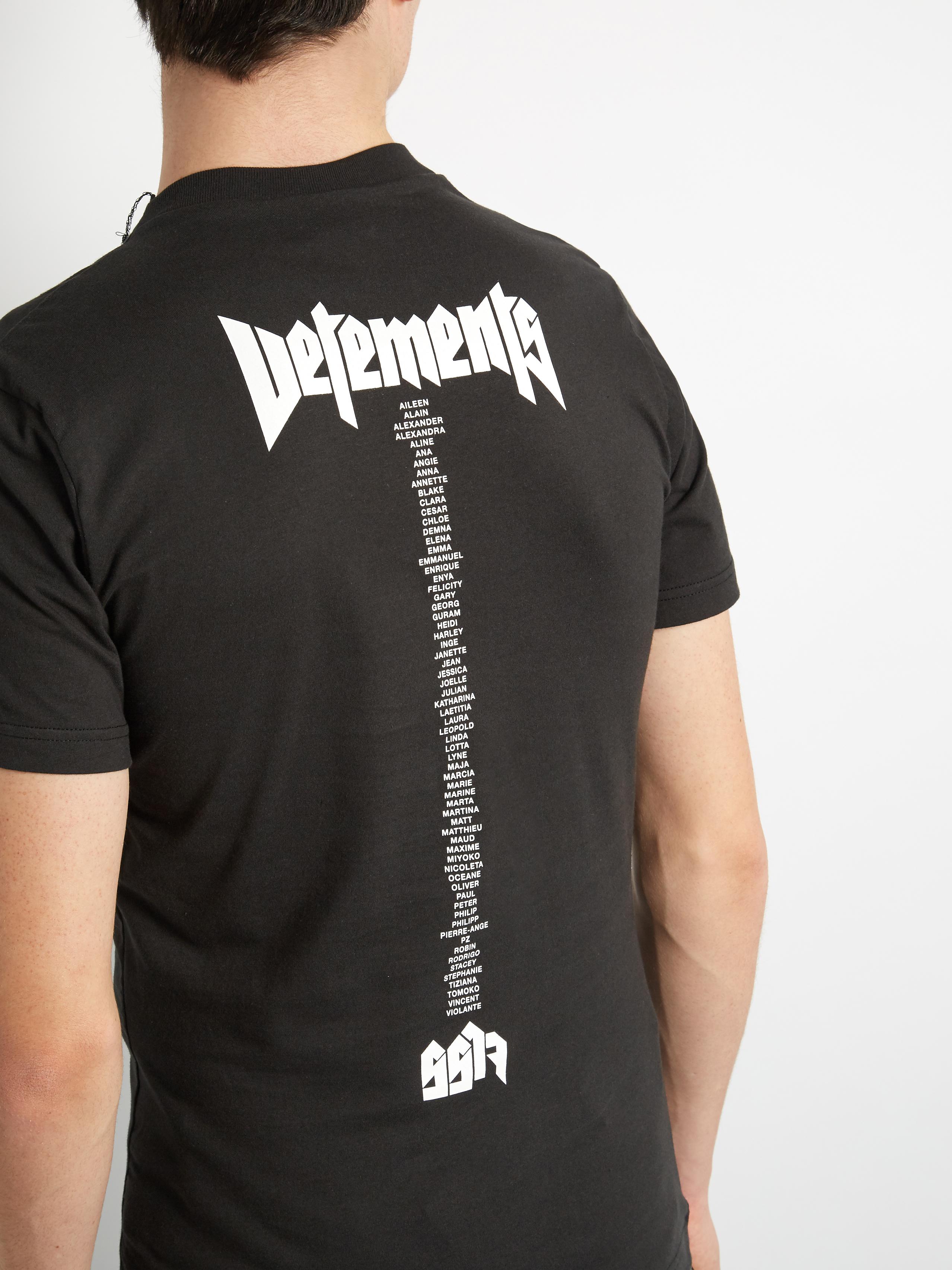 Vetements X Hanes Staff Cotton T-shirt in Black for Men | Lyst