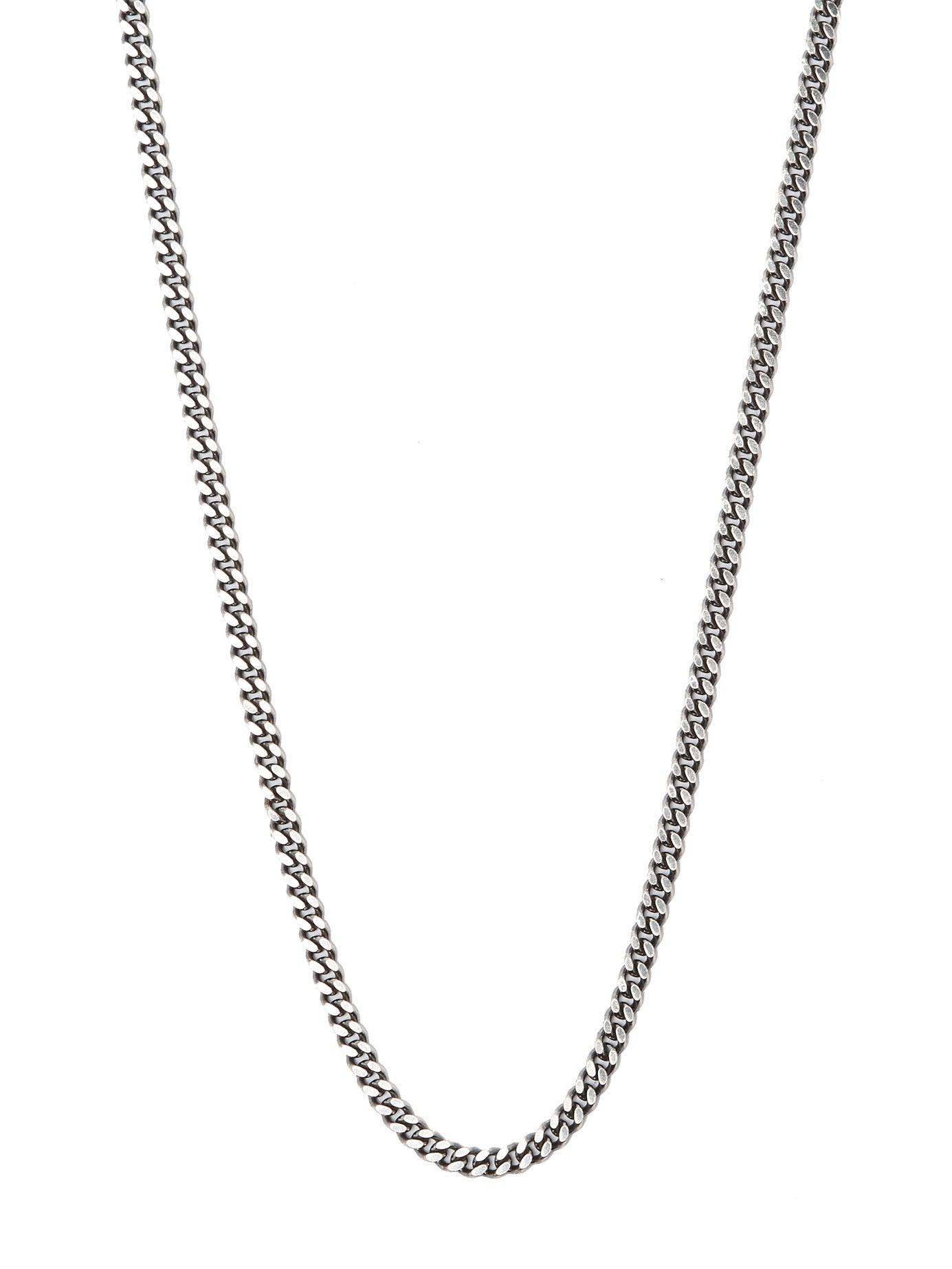 Tom Wood Curb-chain Sterling-silver Necklace in Metallic for Men 