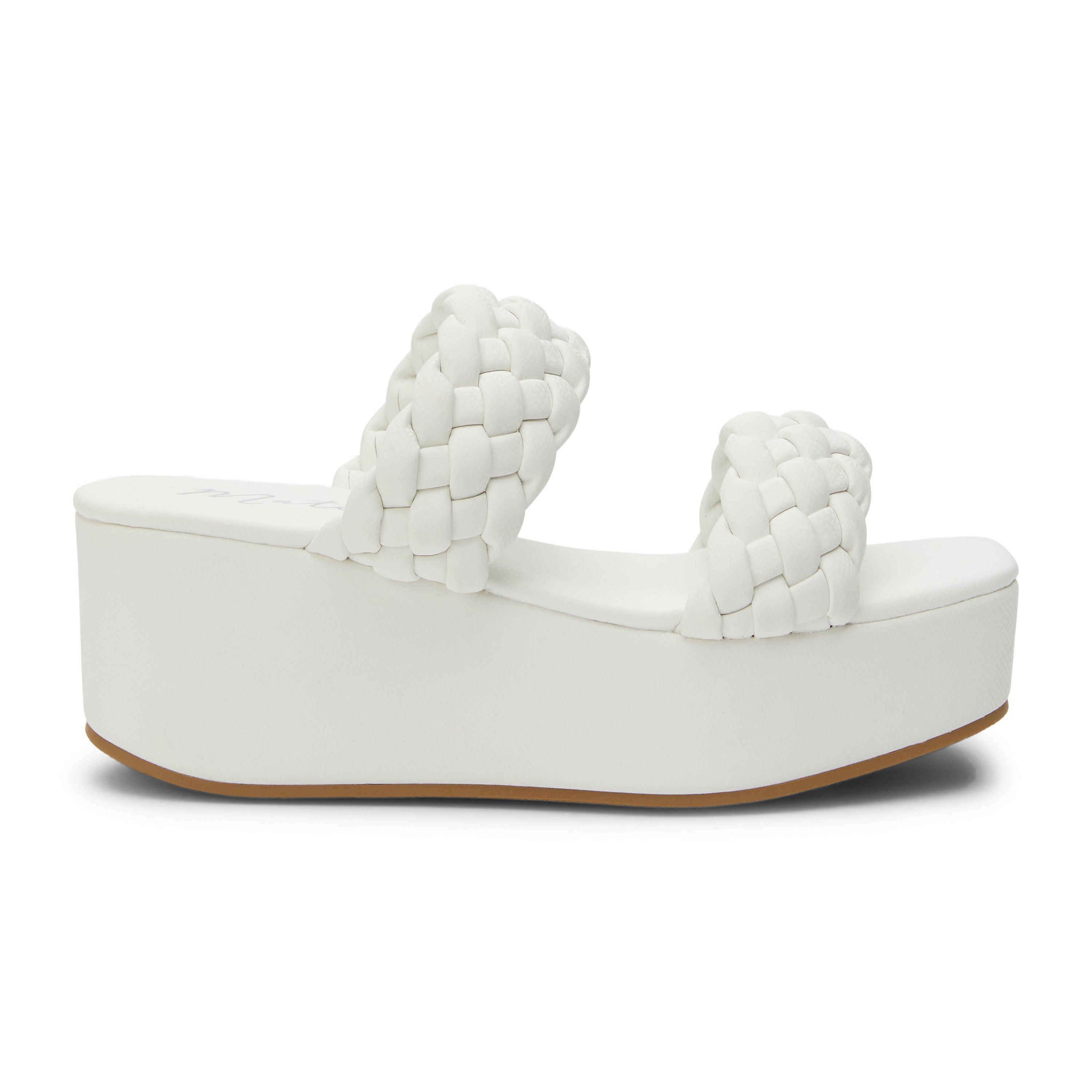 Matisse Greyson Platform Wedge in White Lyst