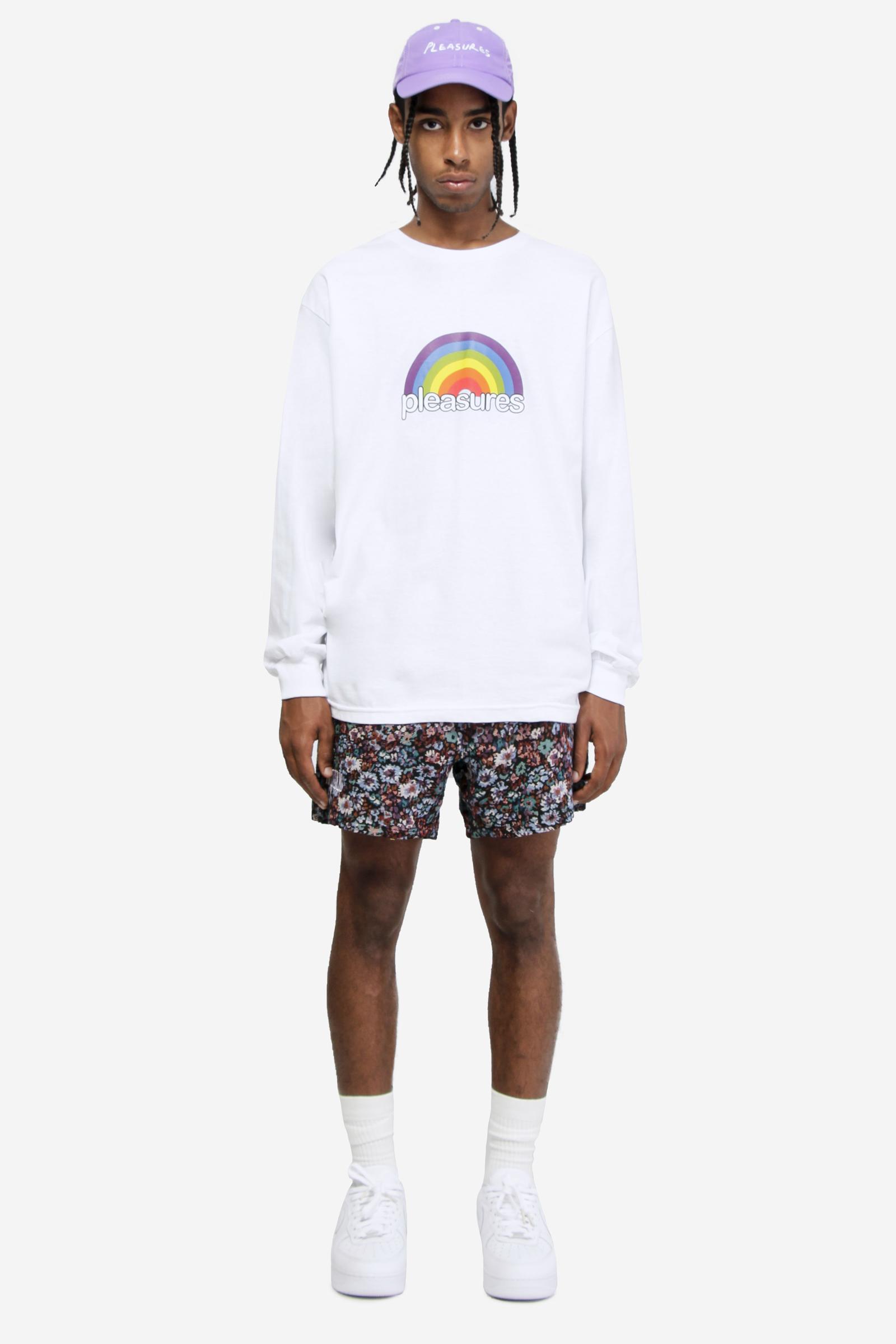 Pleasures Cotton Quitter Floral Shorts 