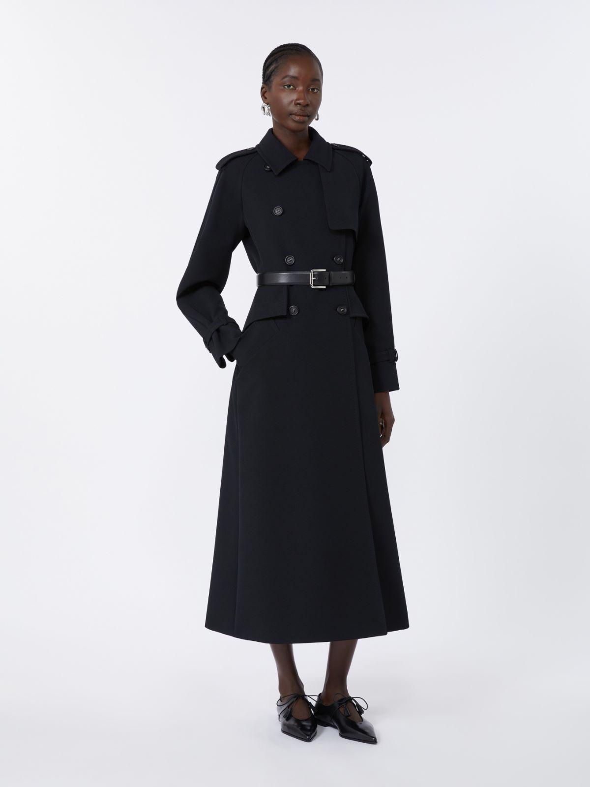 新品★laubeblanc★ Belted Flare Trench coat Belted Flare Trench coat[Black] – L'AUBE BLANC