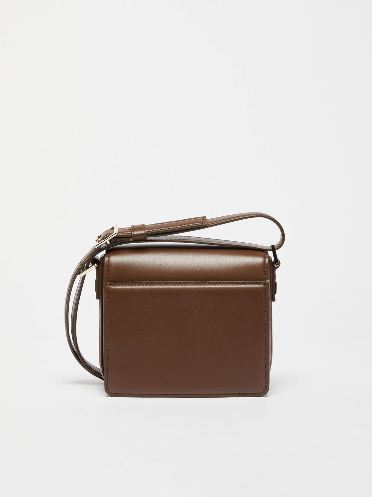 MM Leather Crossbody Bag in Brown - Max Mara