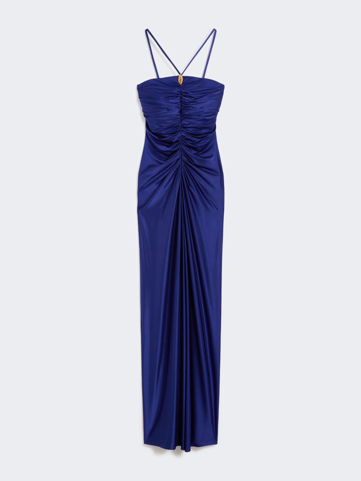 sachin and babi light blue dress Champagne Color Premium Stretch Satin for Wedding, Evening Wear – Secret  Spark Fabrics main image 1