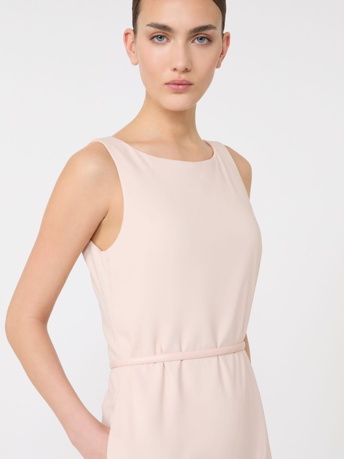 ONTINVA Tuta Estiva Donna Monospalla Senza Maniche - Rosa, Gamba Larga, Vita Alta, Taglie Forti (XX-Large)