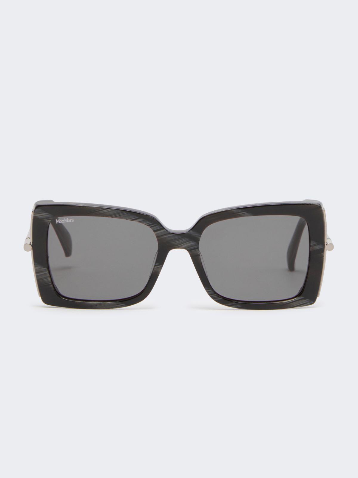 Max Mara Square Sunglasses in Gray | Lyst