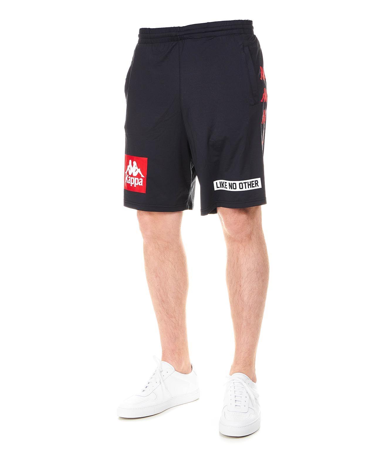 Kappa Black Cotton Shorts for Men Lyst