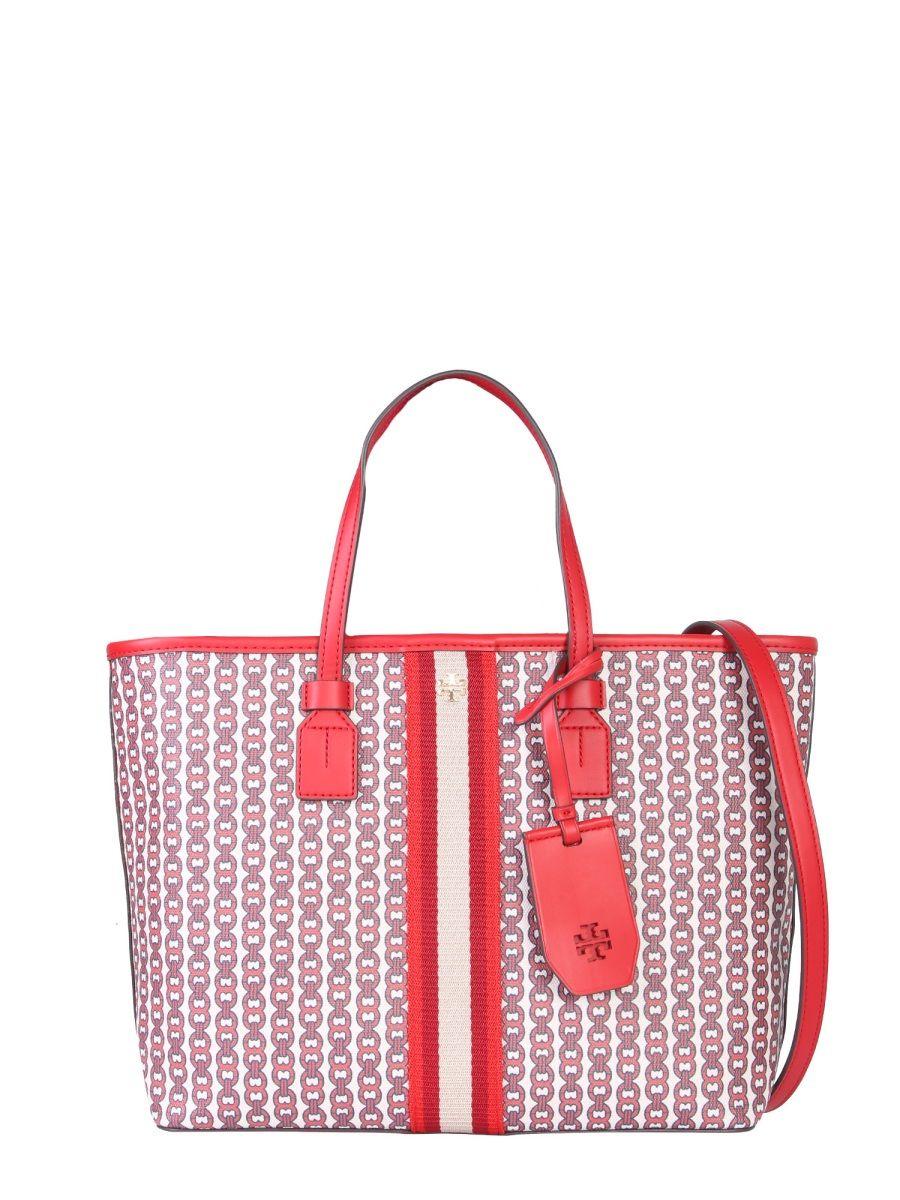 tory burch red bucket bag