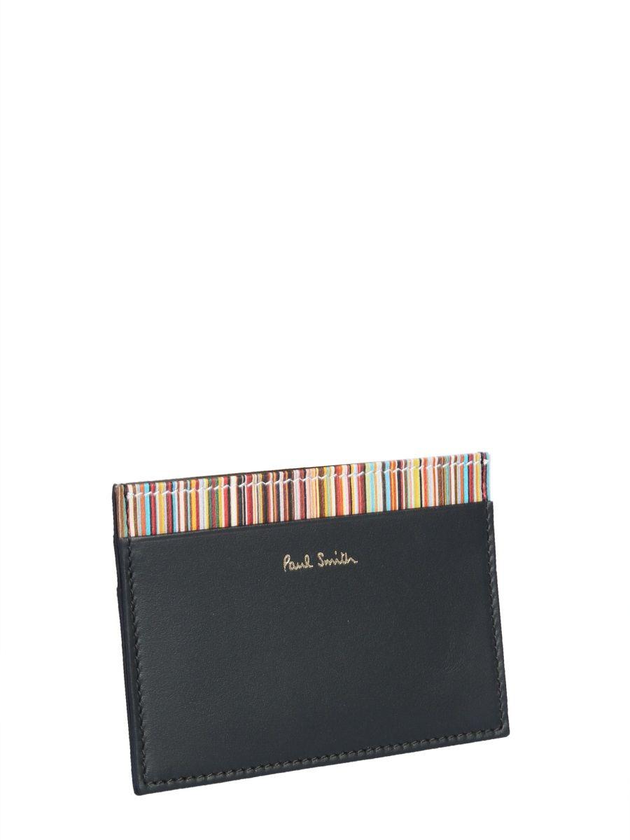 Paul Smith Leather Card Holder in Black for Men Lyst
