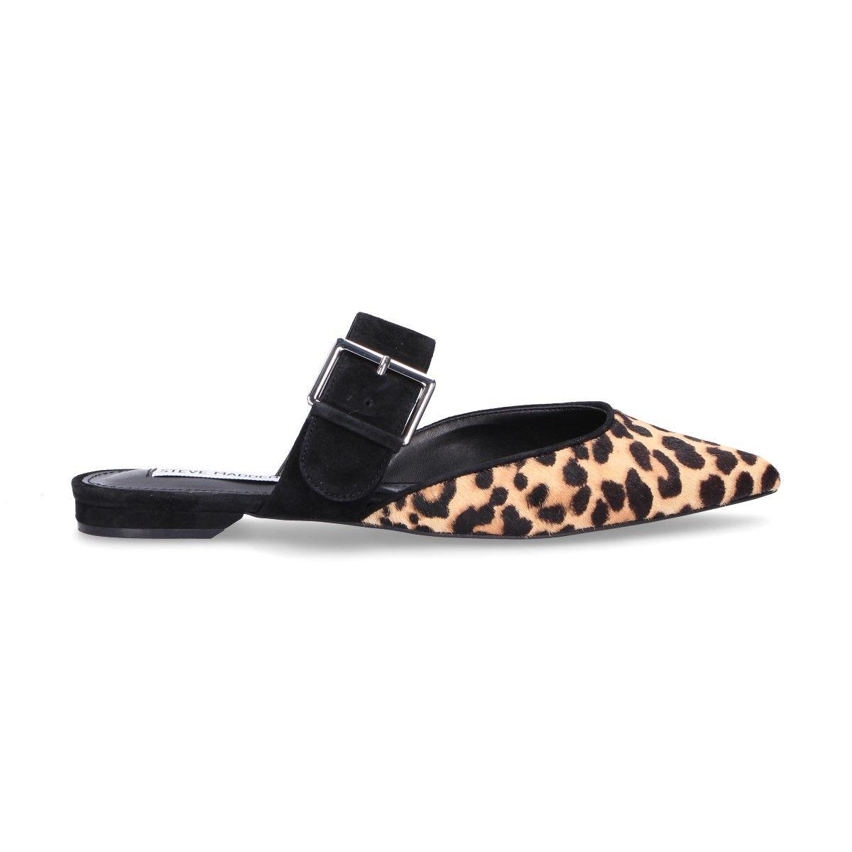 steve madden black leather sandals