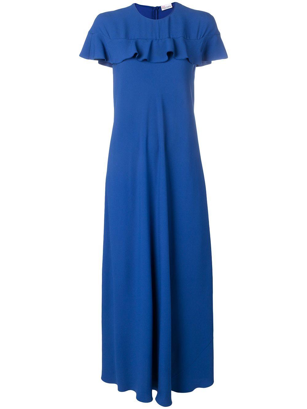 RED Valentino Synthetic Acetate Dress in Blue - Lyst