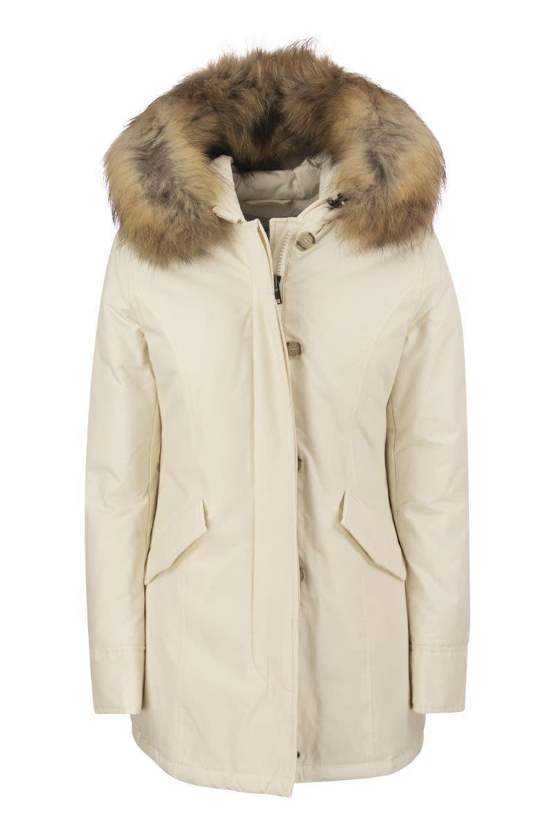 Woolrich Arctic Parka Fur Racoon in Natural | Lyst