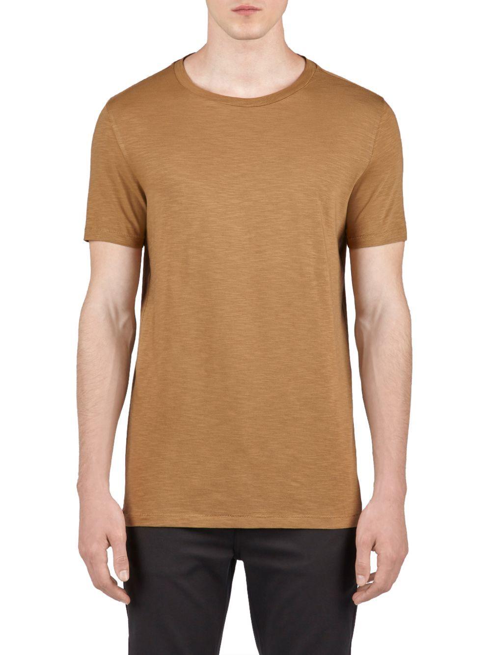 Neil Barrett Cotton T-shirt in Brown for Men - Lyst