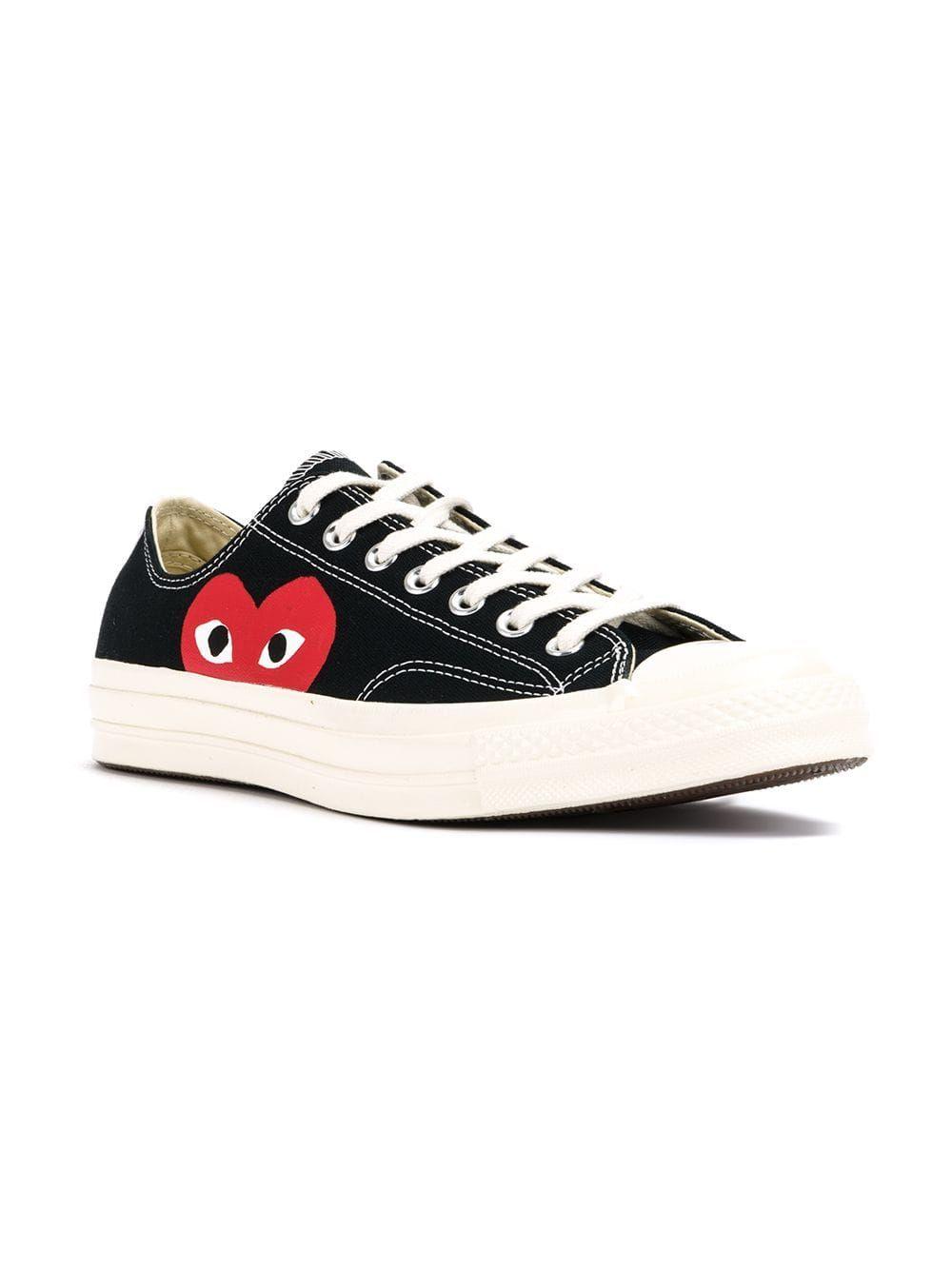 comme des garcons play sneakers