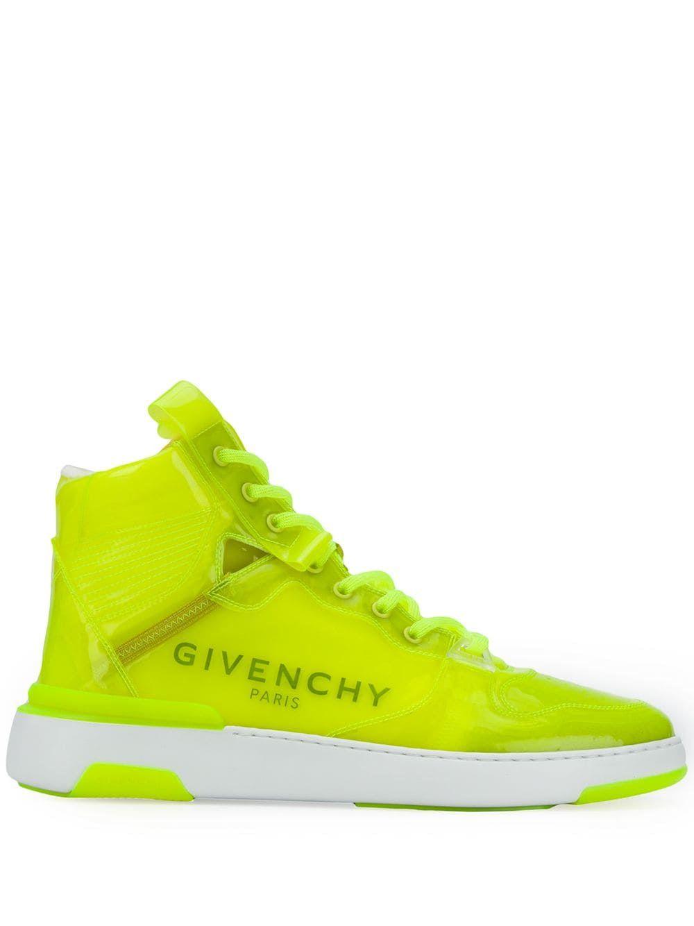 Givenchy Wing Transparent High-top Sneakers in Yellow for Men | Lyst