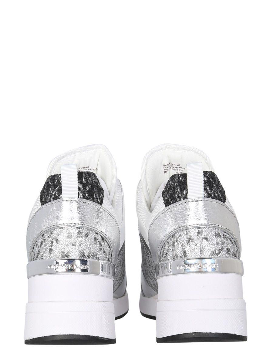 Michael Kors Sneakers in Silver (Metallic) | Lyst