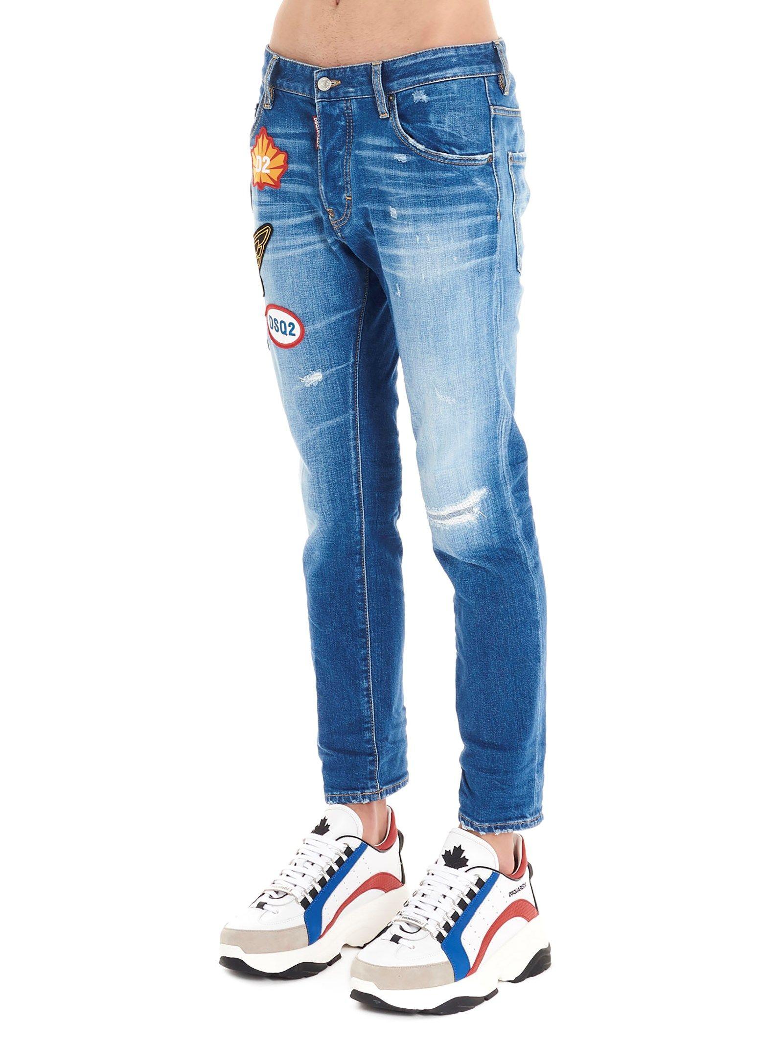 dsquared jeans patch