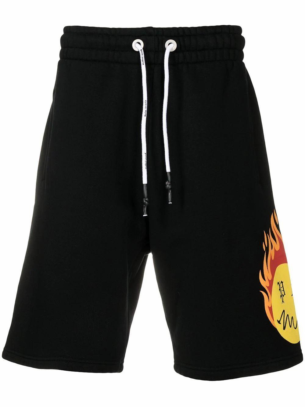 palm angels flame shorts