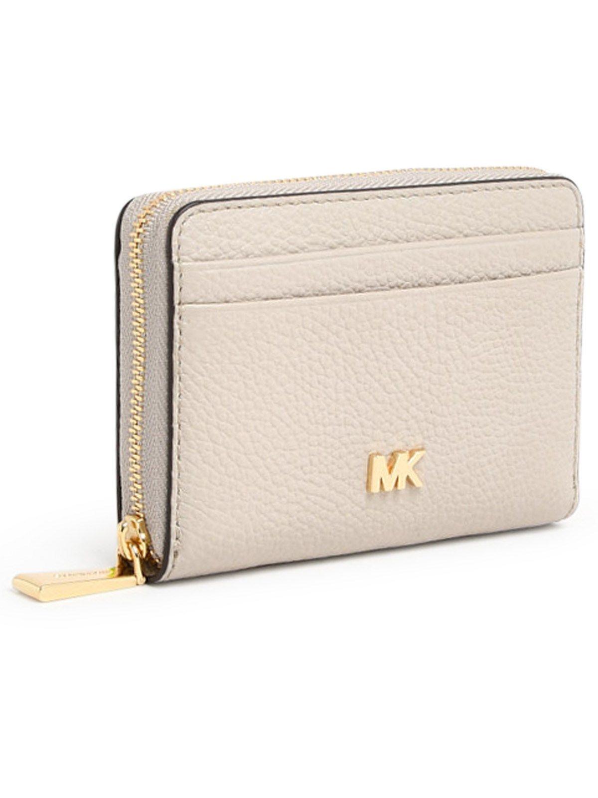 Michael Kors Leather Wallet in Beige (Natural) - Lyst