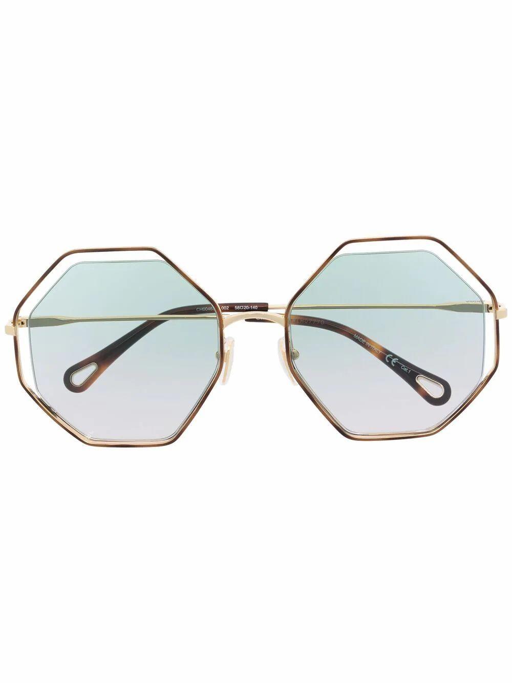 chloe hexagon sunglasses