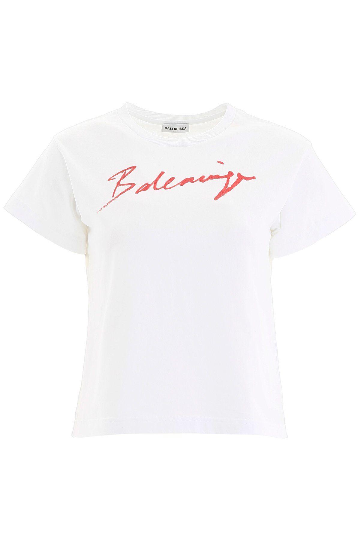 white balenciaga tshirt