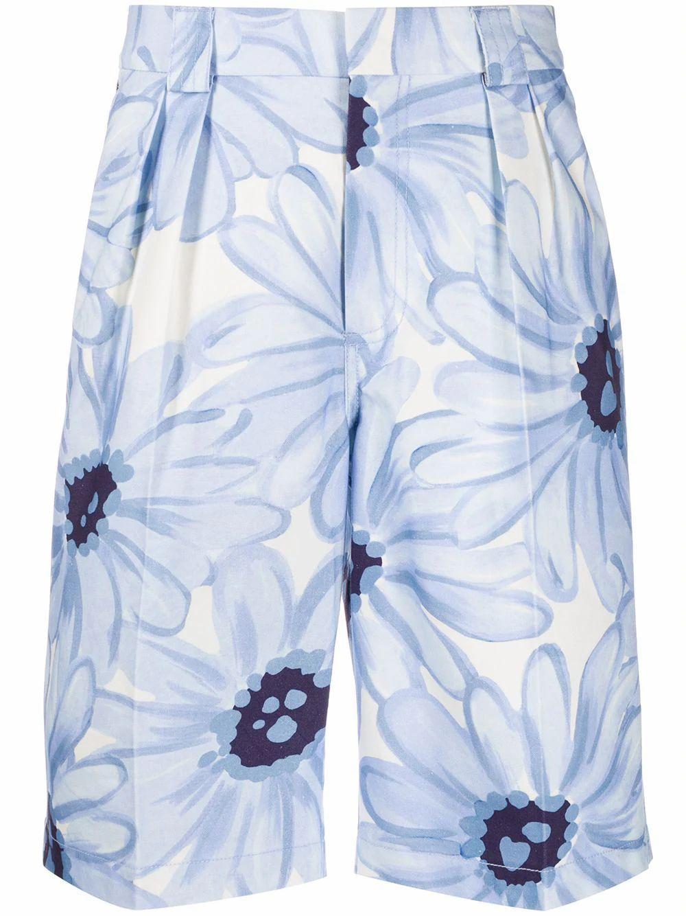 Jacquemus Cotton Shorts in Light Blue (Blue) for Men - Lyst