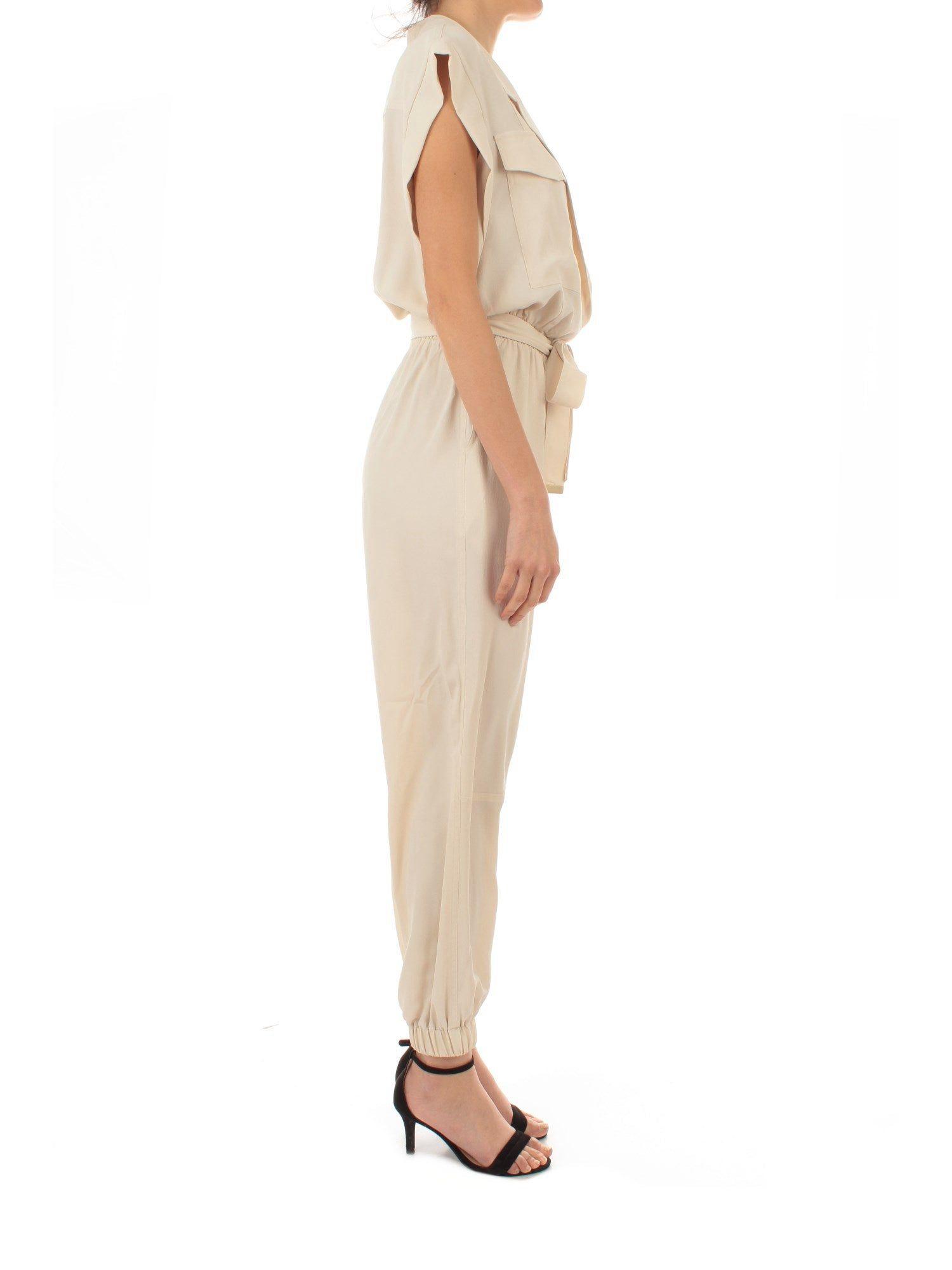 Twinset Twin-set Jumpsuit in Natural | Lyst