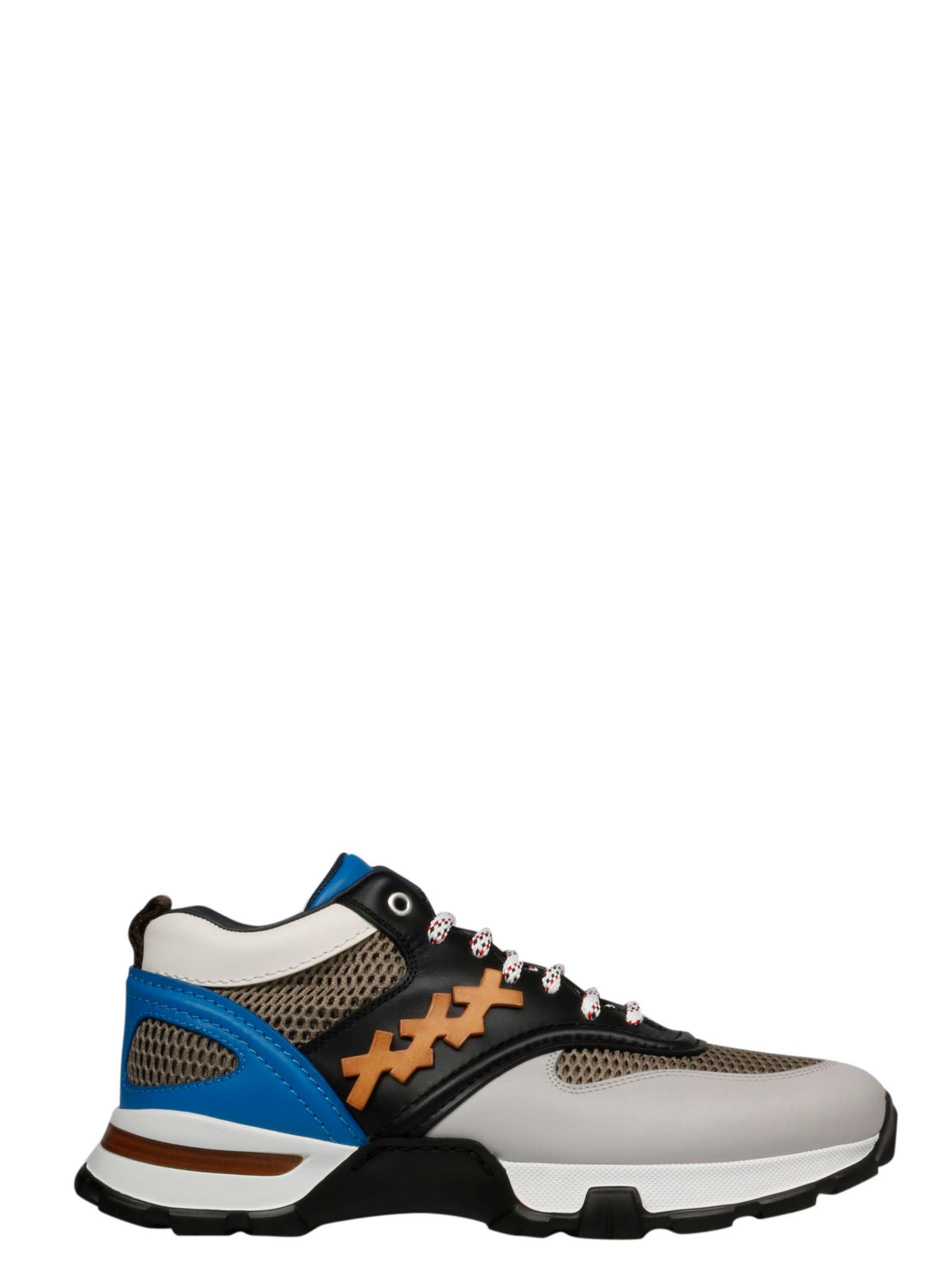 Z Zegna Multicolor Leather Sneakers in Black for Men Lyst