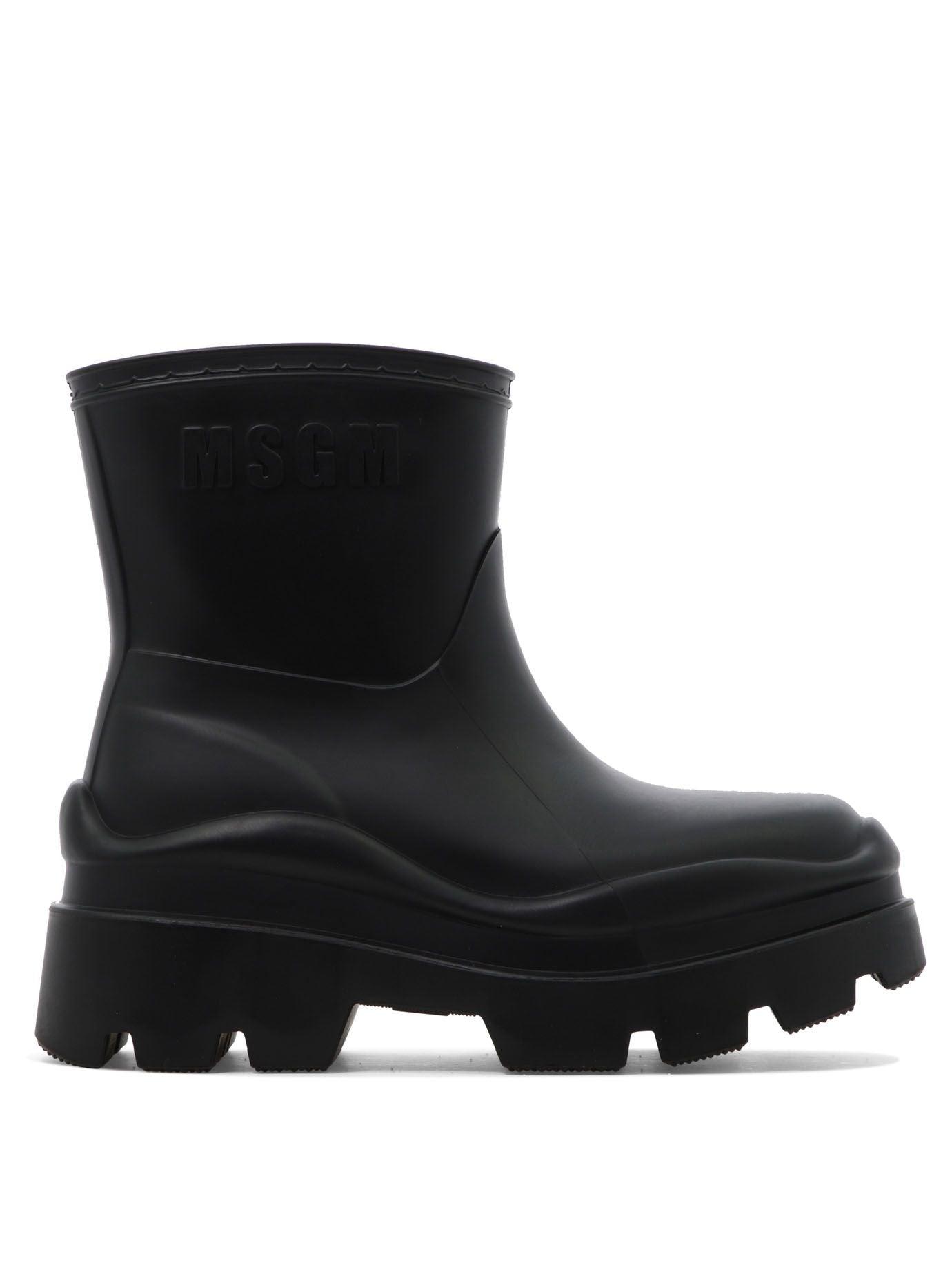 MSGM Ankle Boots in Black | Lyst