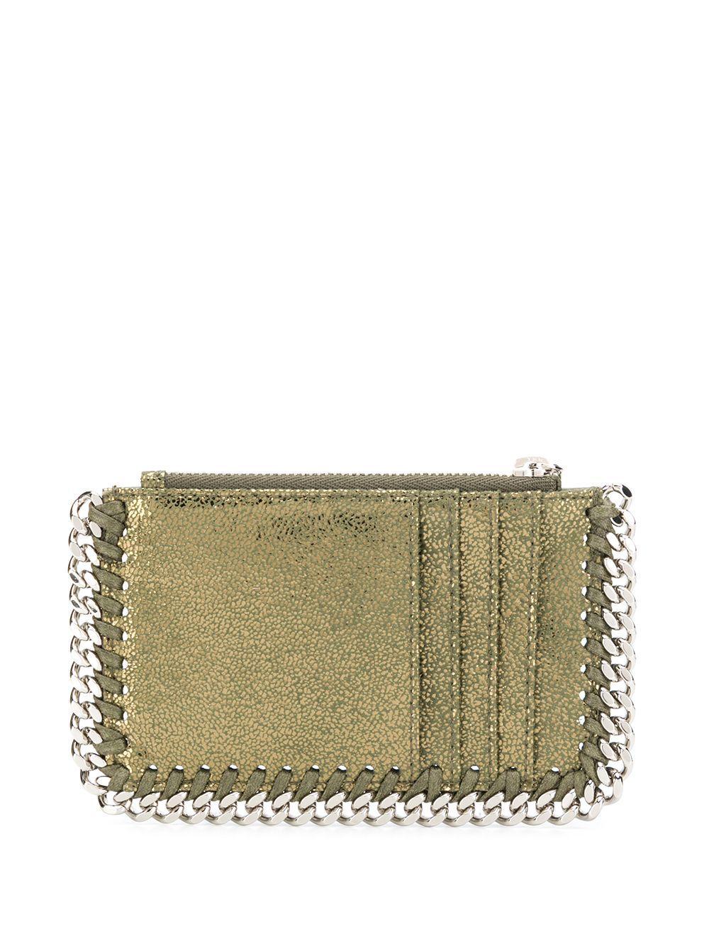 Stella McCartney Synthetic Polyester Card Holder in Green - Lyst