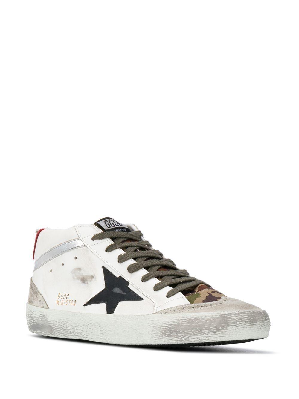 Golden Goose Deluxe Brand Goose Leather Hi Top Sneakers in White for ...