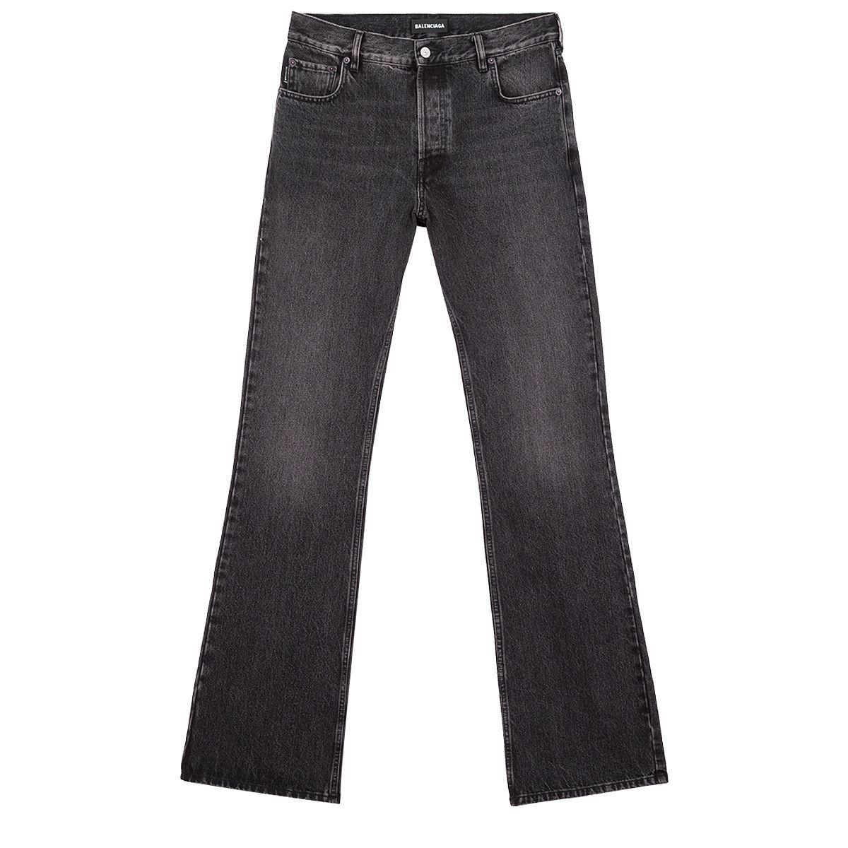 Balenciaga Black Cotton Jeans for Men - Lyst