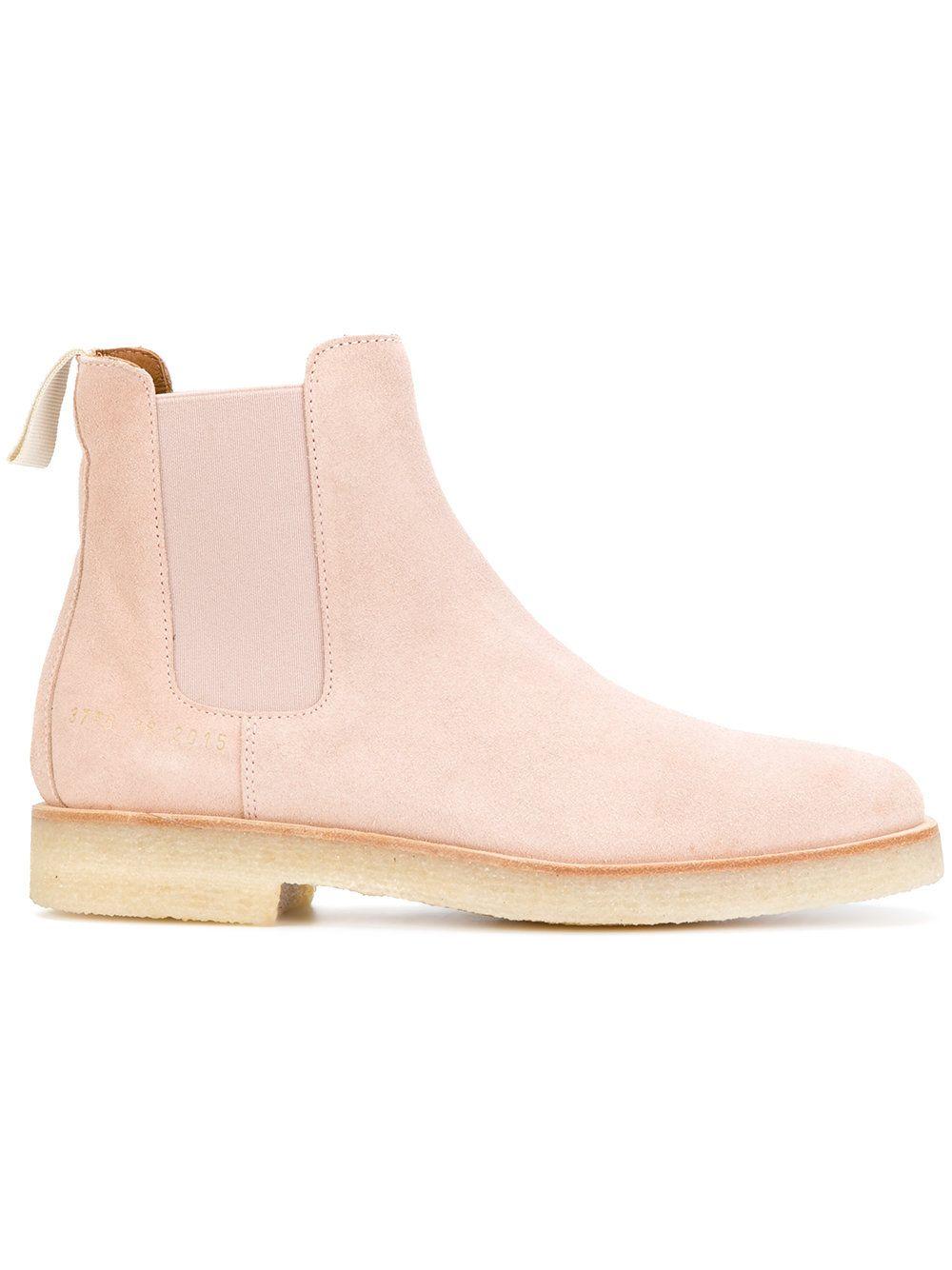 pink chelsea boots