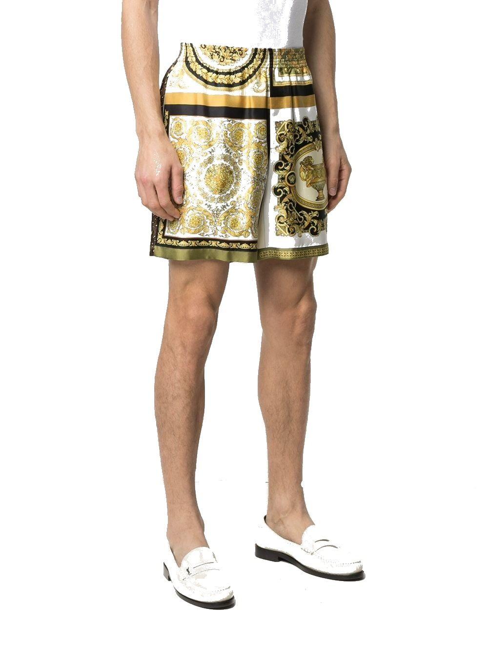 versace shorts and t shirt set