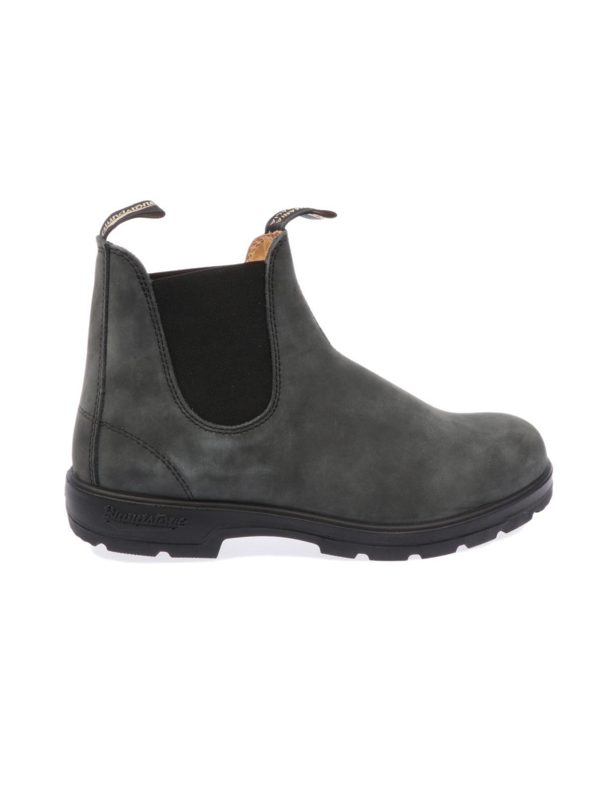 gray blundstone boots