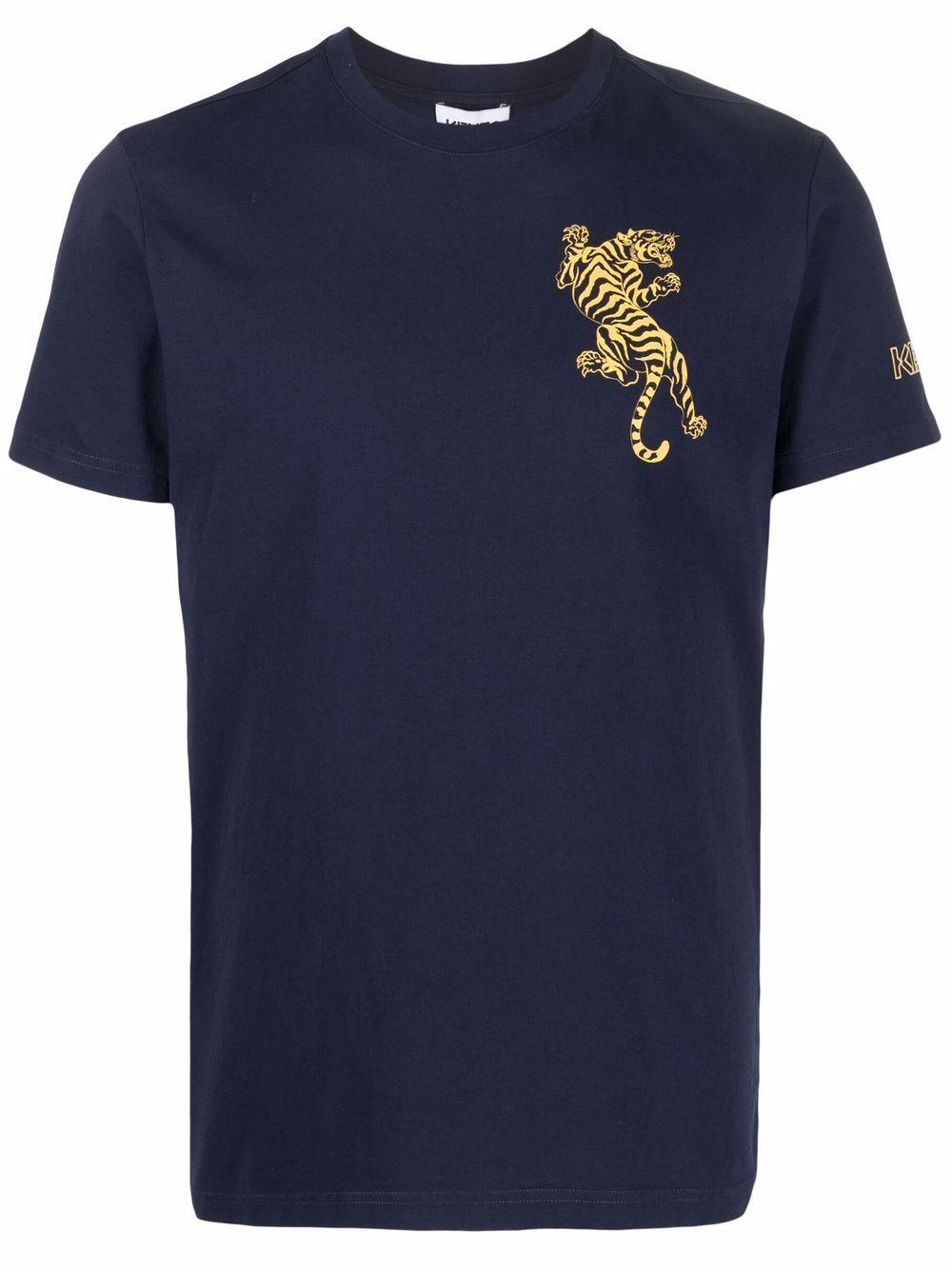 KENZO Climbing Tiger Logo-print T-shirt 