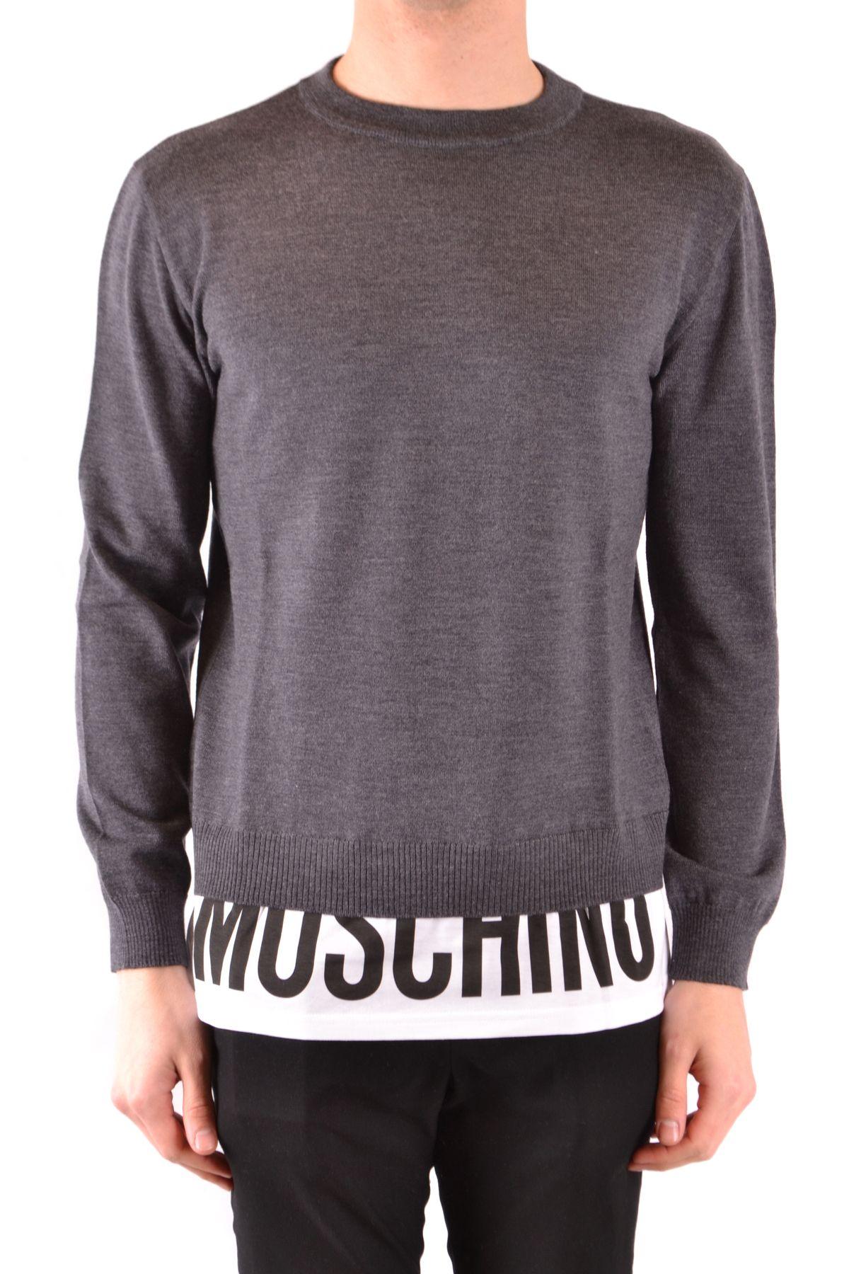 Moschino Sweater in Gray for Men | Lyst