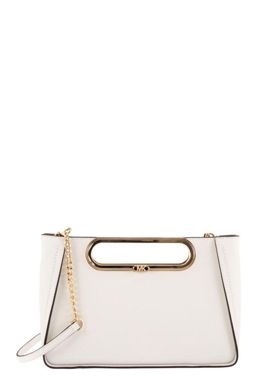 Michael Kors Chelsea - Saffiano Leather Crossbody Bag in Natural | Lyst