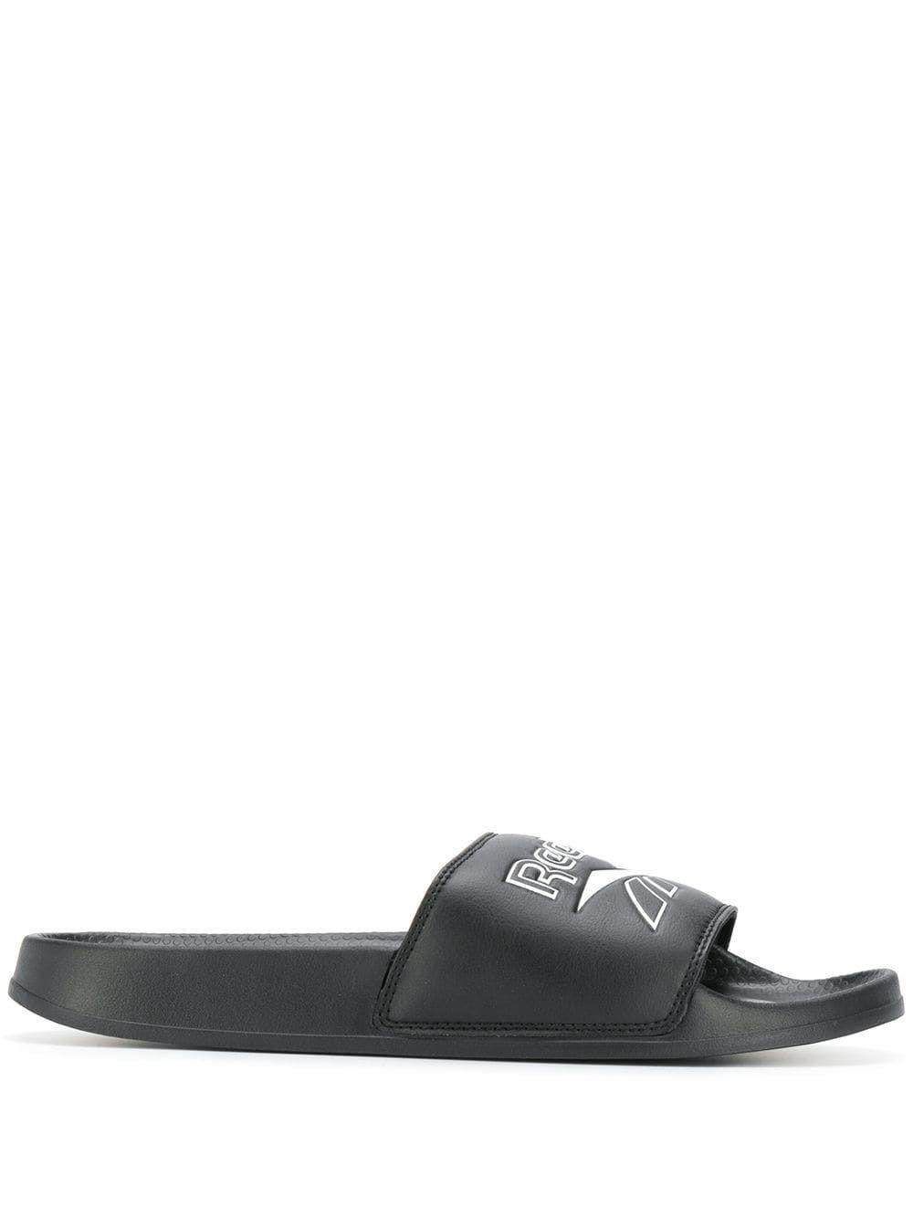 reebok black sandals