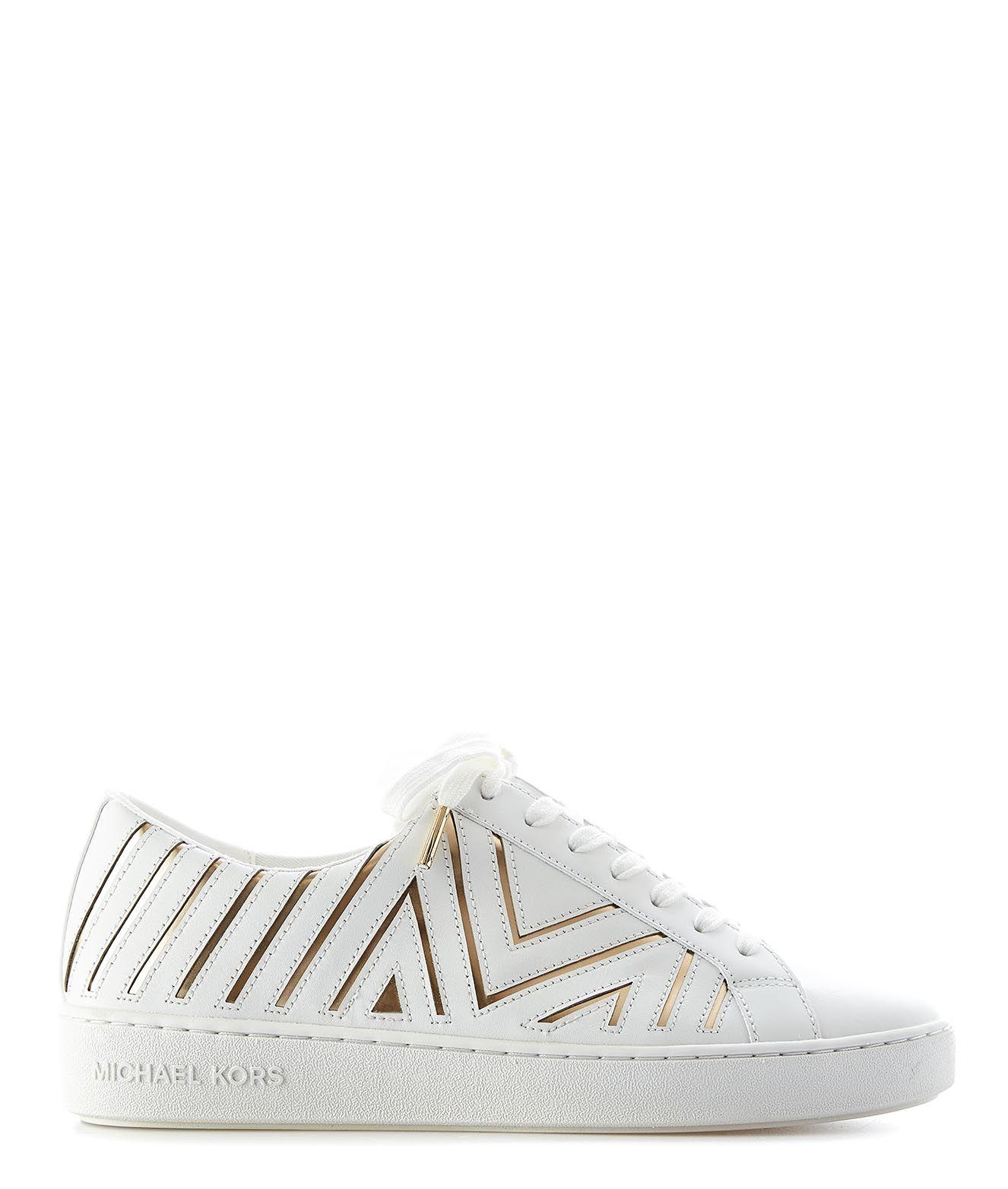 michael michael kors whitney leather sneaker